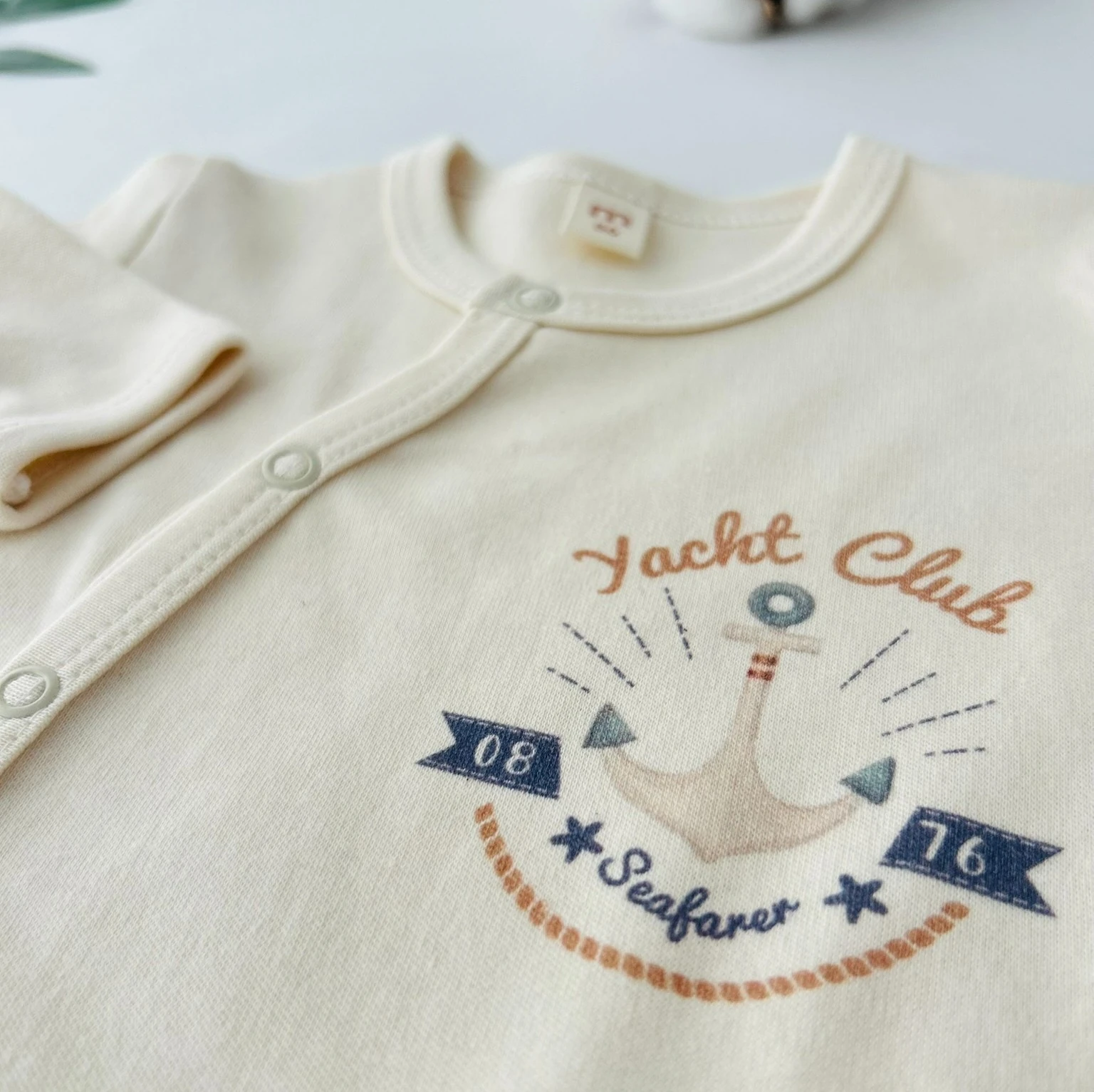 Çapa Desenli 2'li Tulum Set | Erkek Bebek Tulum | Yenidoğan & Bebek Giyim