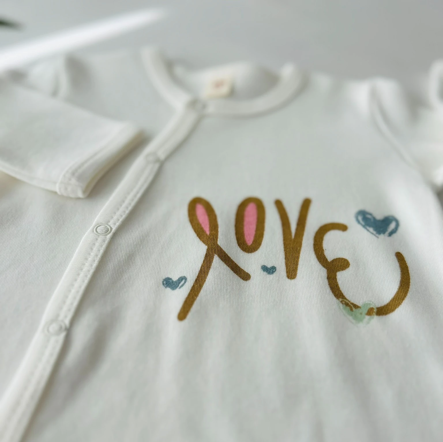 Love Desenli 2'li Tulum Set | Yenidoğan & Bebek Giyim