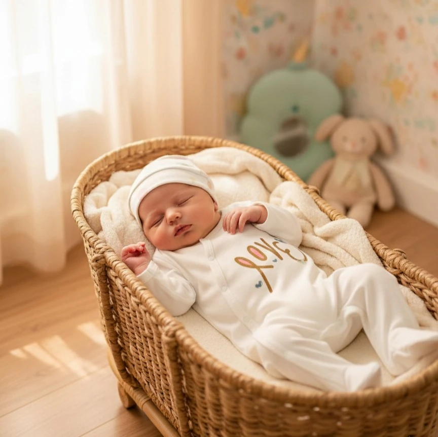 Love Desenli 2'li Tulum Set | Yenidoğan & Bebek Giyim