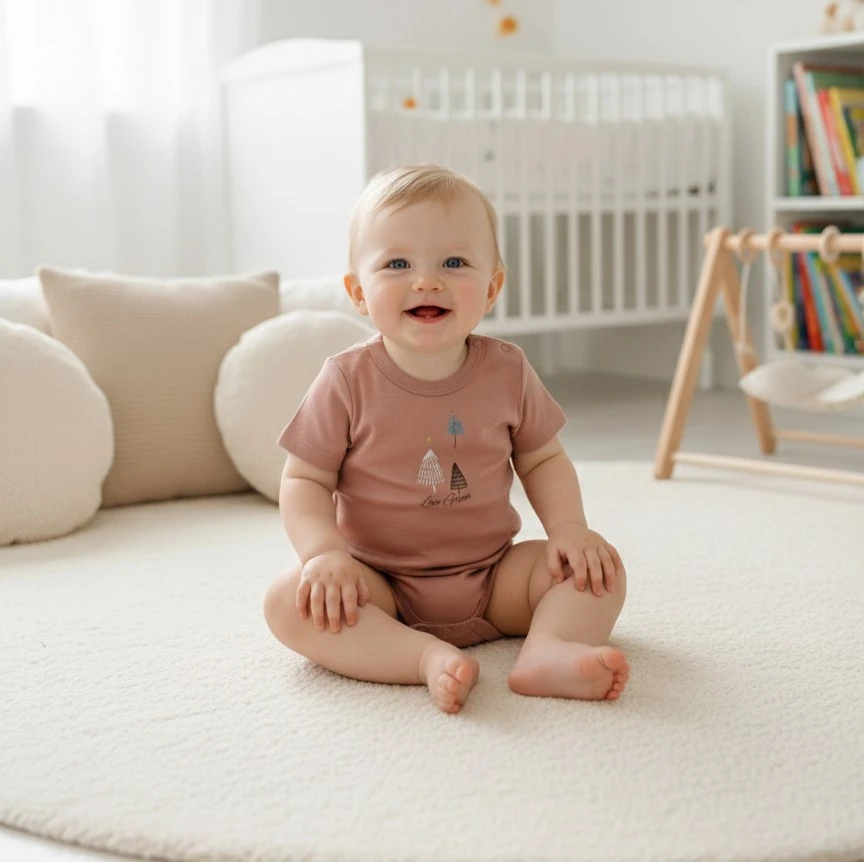 Kısa Kollu Bebek Body | Bebek Giyim