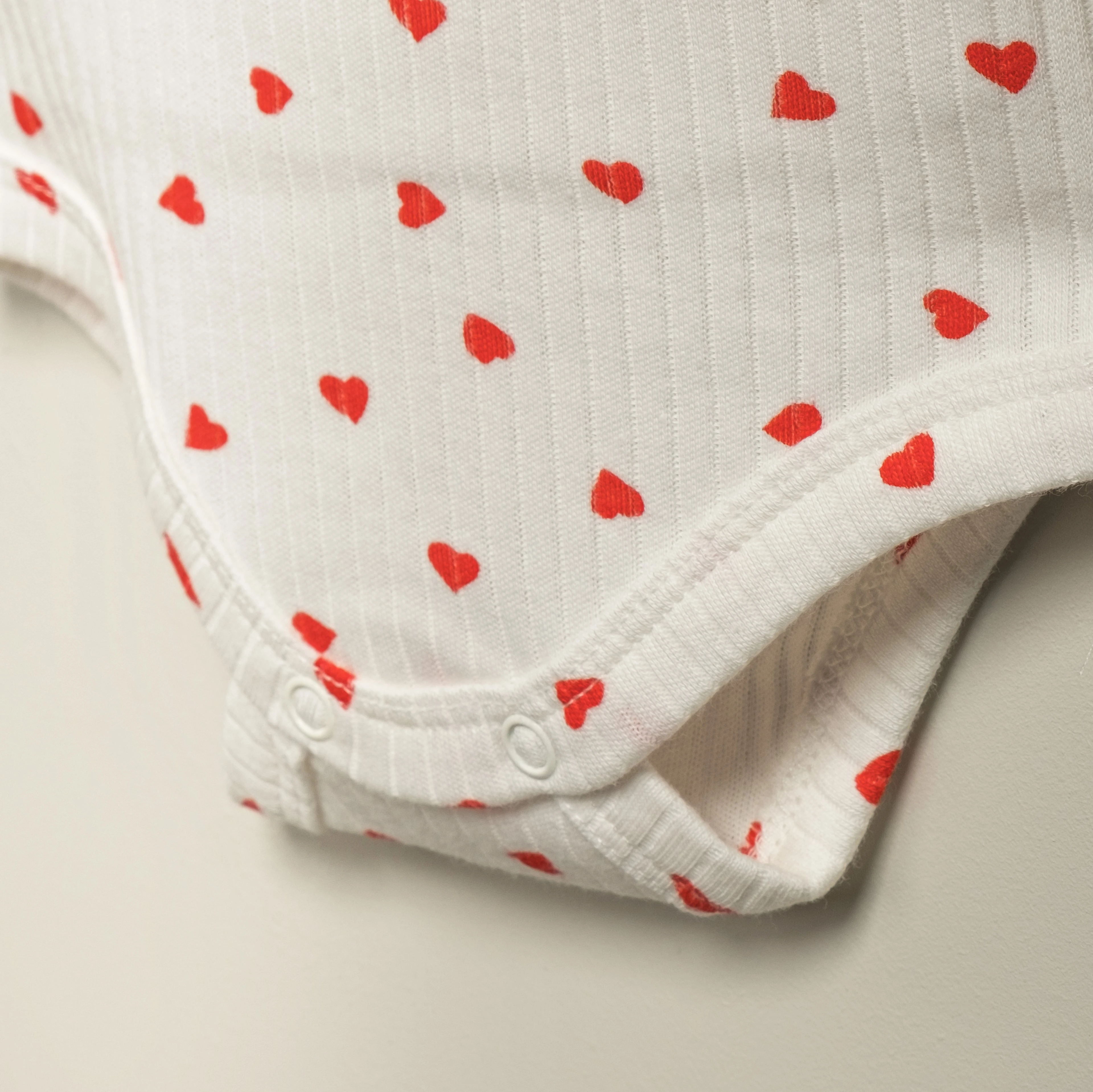 Fırfırlı Kalp Desenli Uzun Kollu Kız Bebek Body | Bebek & Çocuk Giyim 