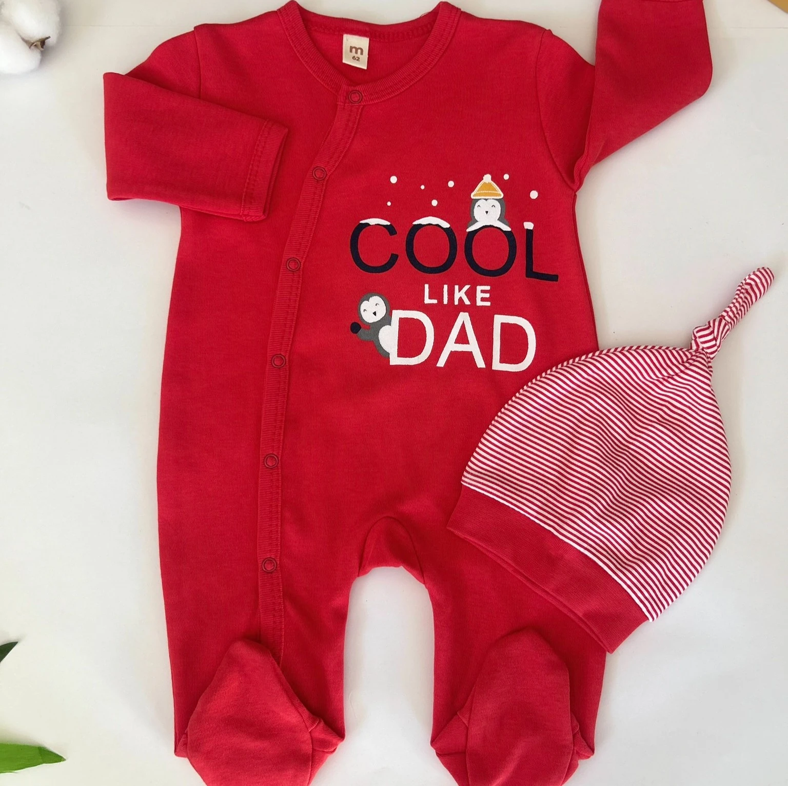 Cool Yazılı 2'li Bebek Tulum Set | Yenidoğan & Bebek Giyim