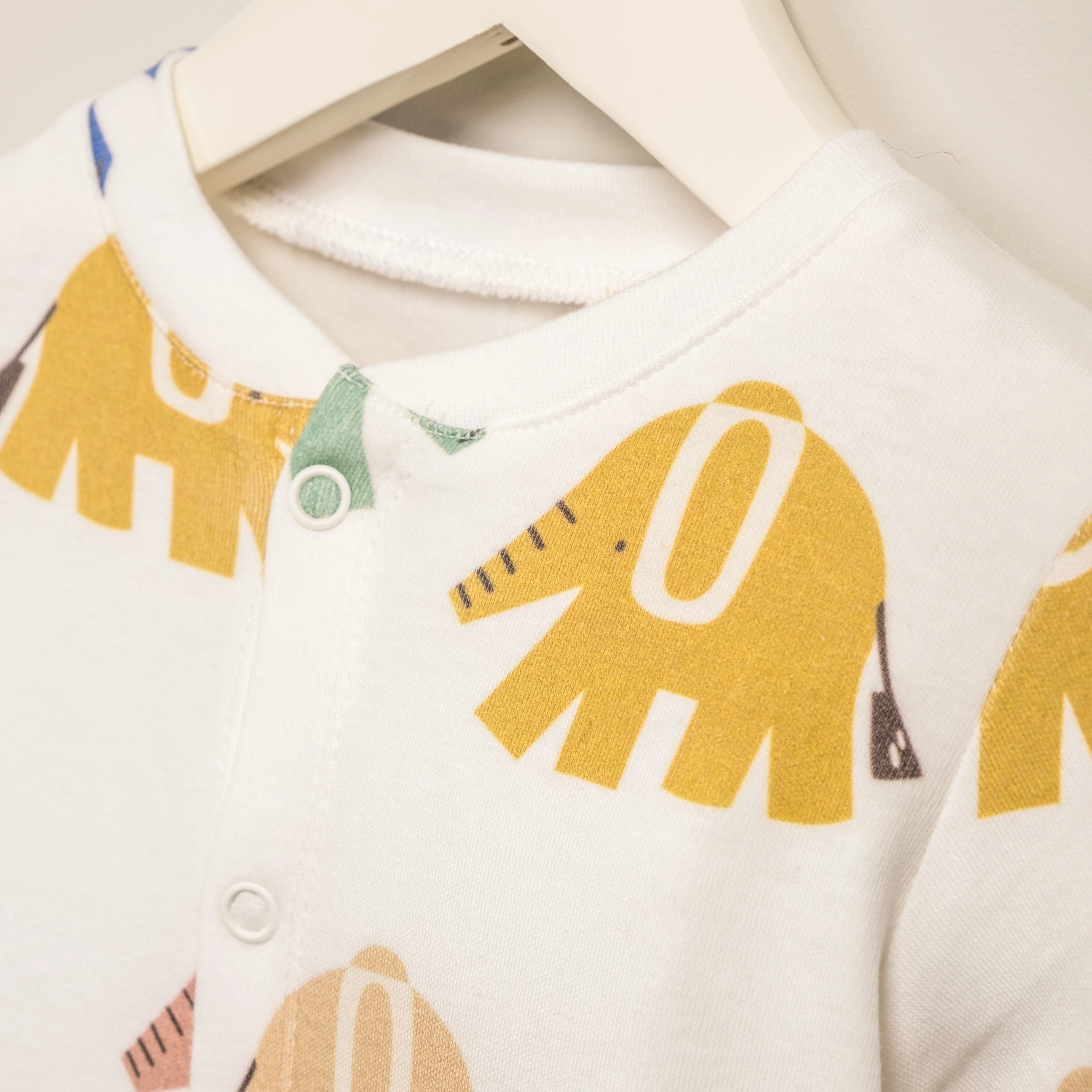 Fil Desenli Bebek Tulum | Yenidoğan & Bebek Giyim