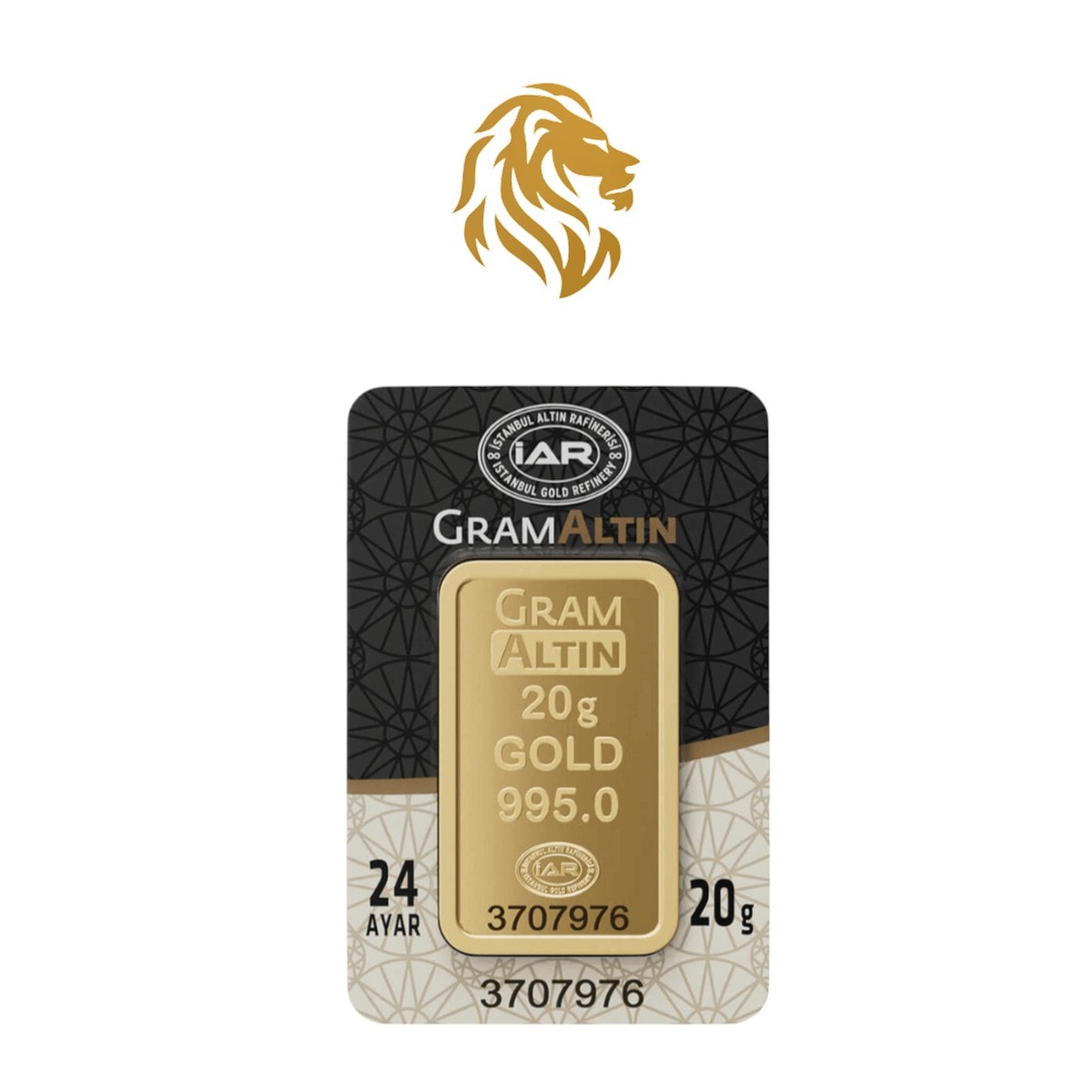 20Gr 24 Ayar Paketli Altın