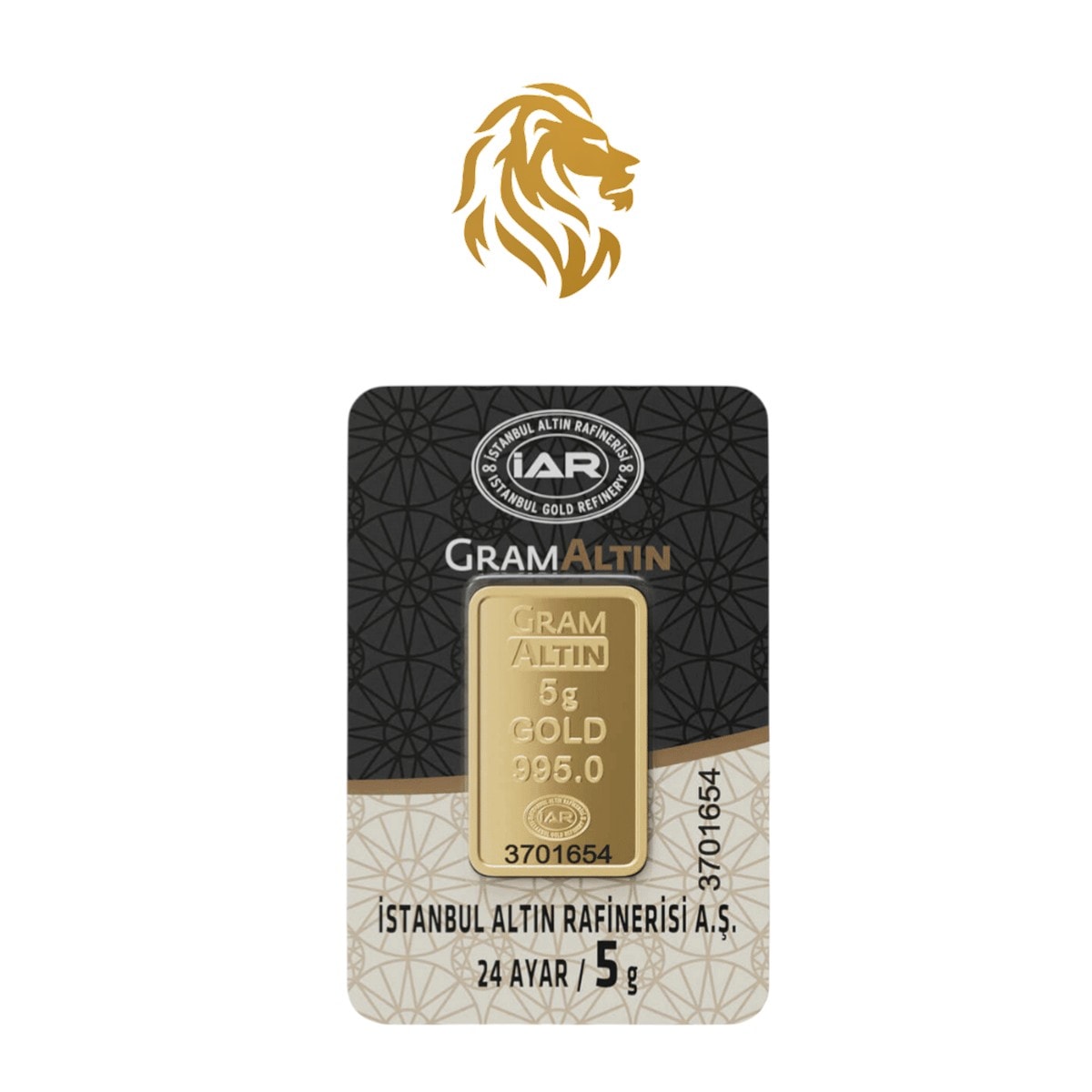 5Gr 24 Ayar Paketli Altın