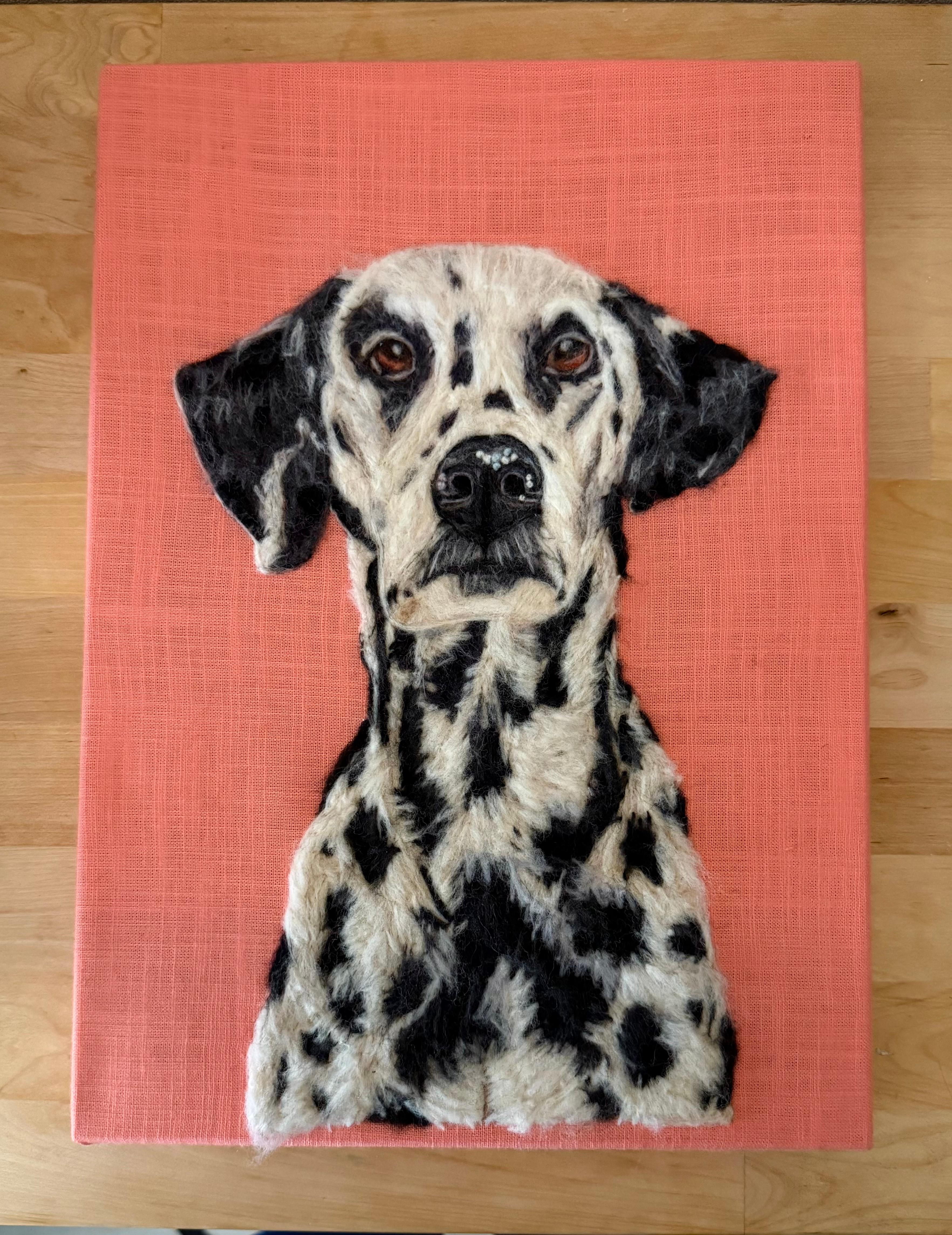 Dalmatian – Wool Portrait (25x35 cm)