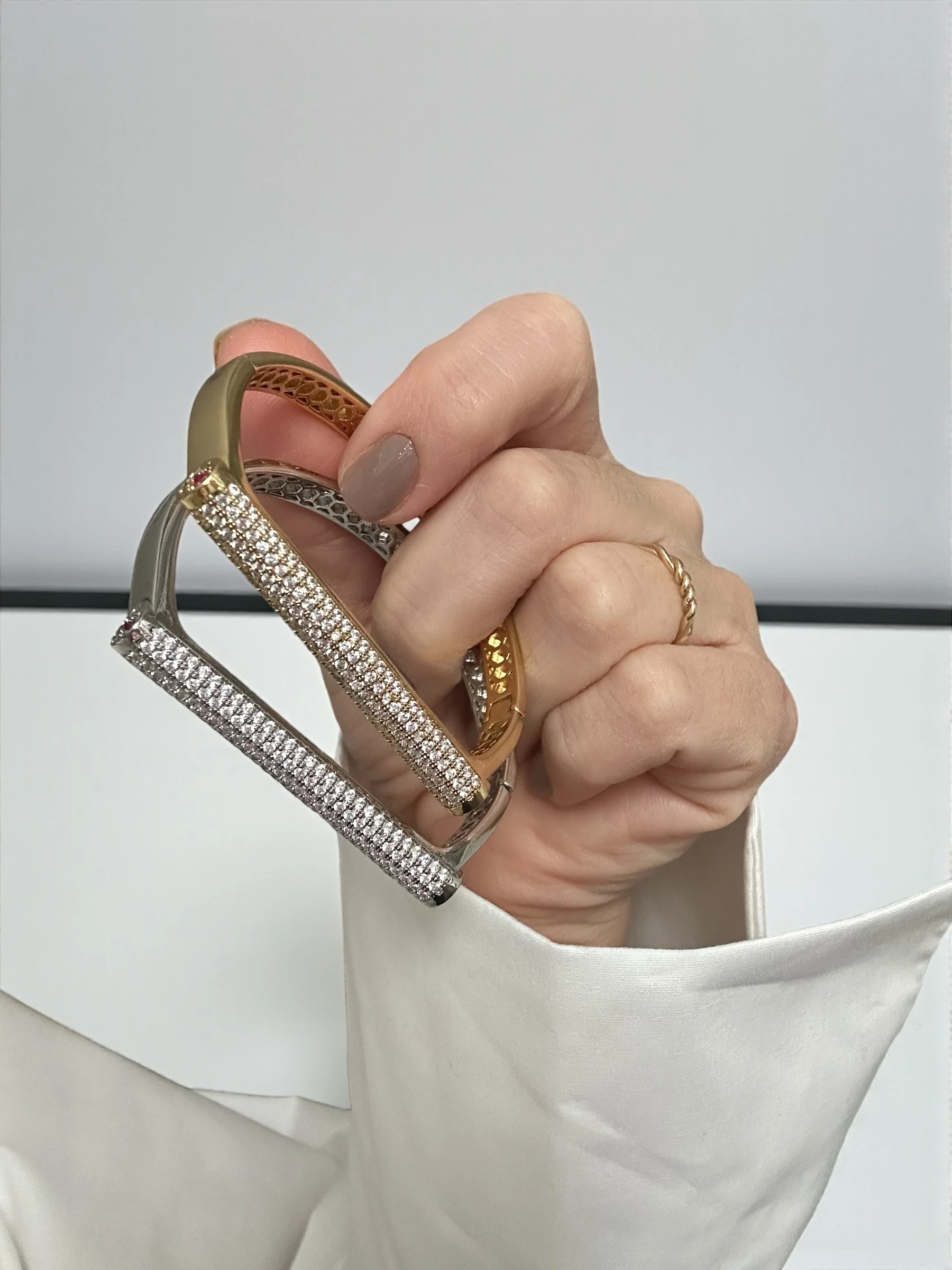 Tasarım Kelepçe Silver