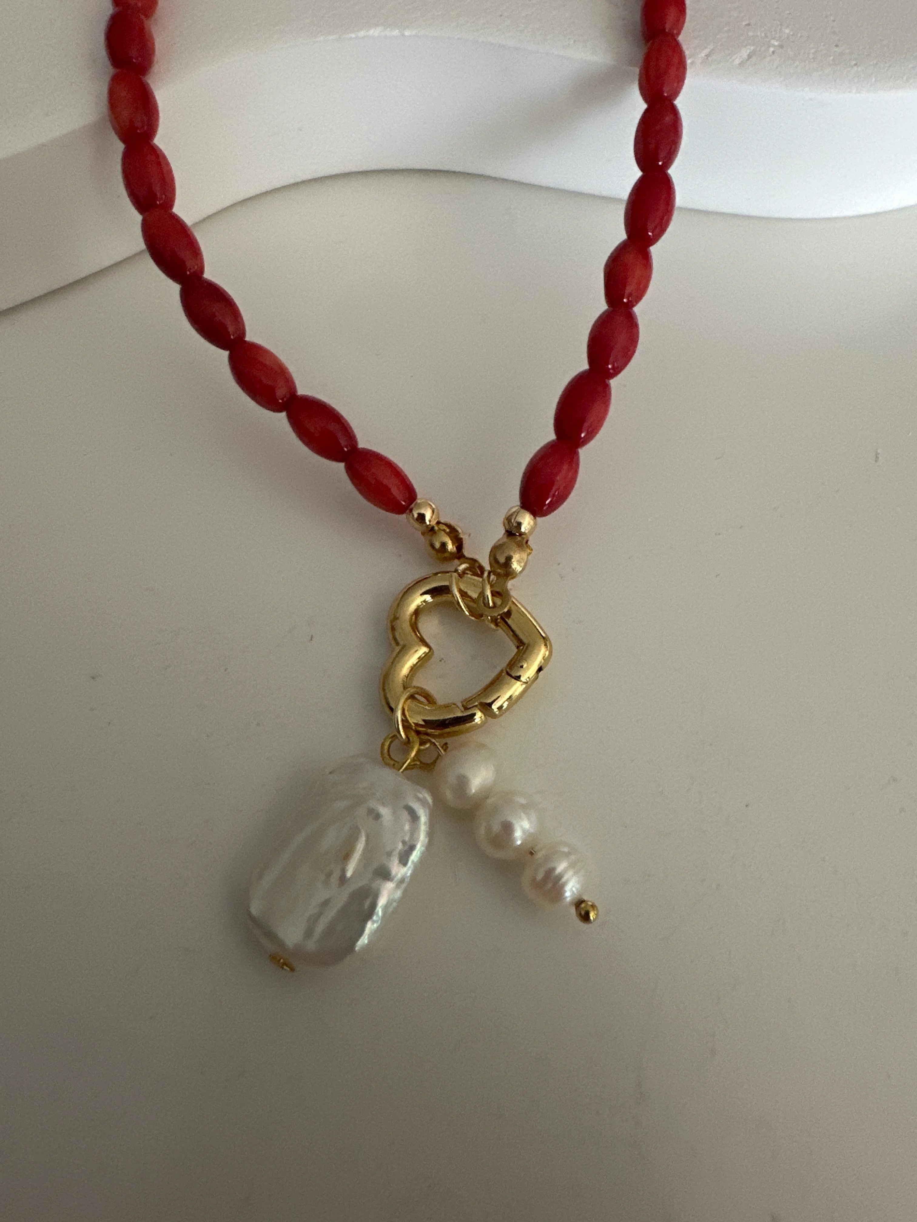 İnci Mercan Madalyon