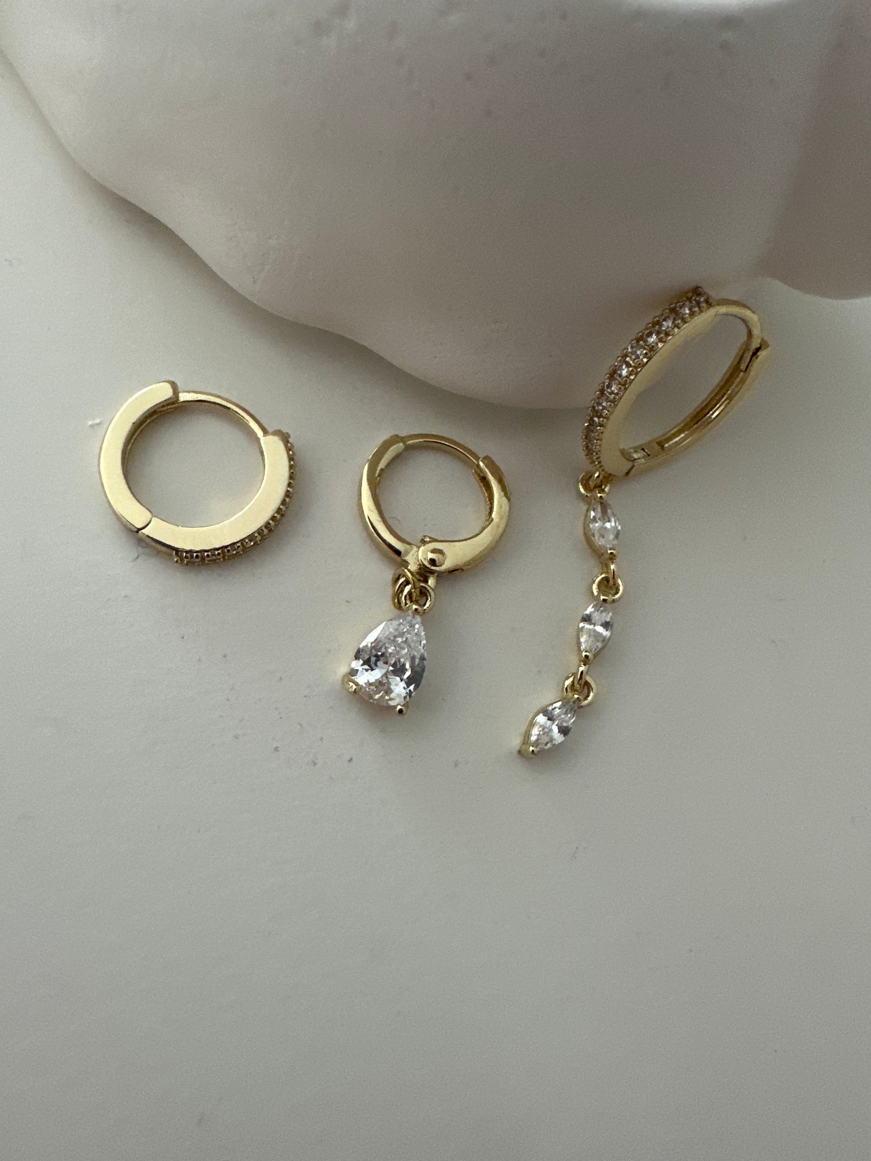 Zincirli Set Küpe image