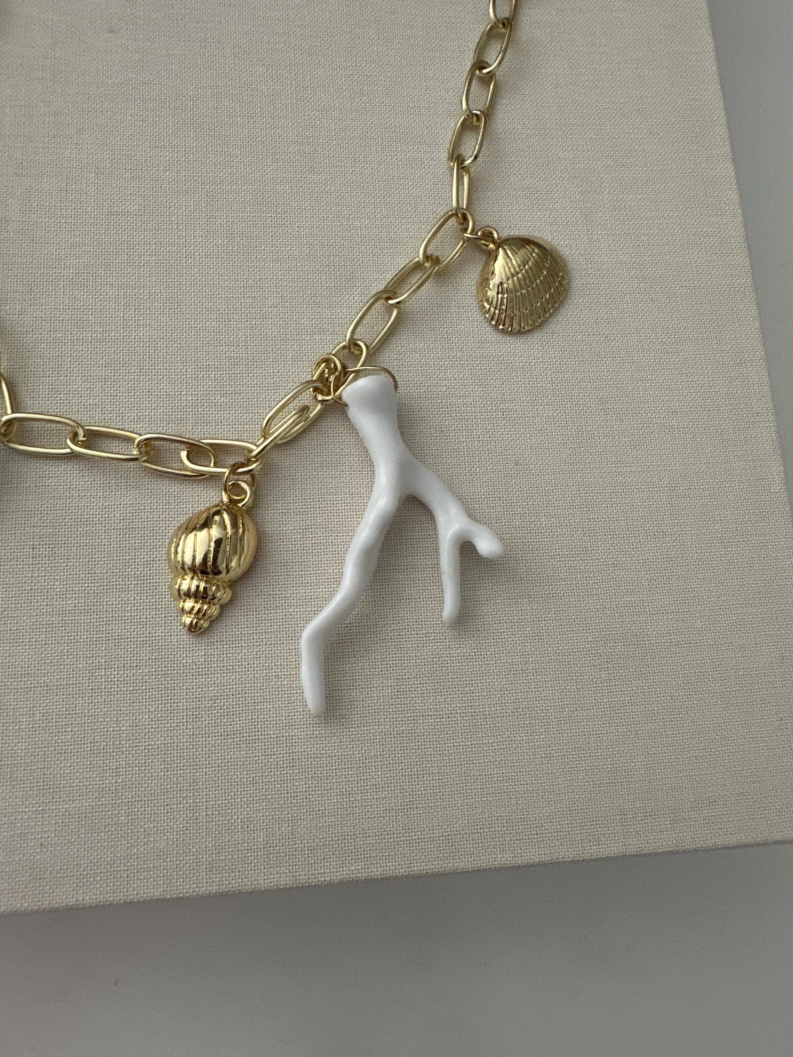 Deniz Temalı Çelik Kolye