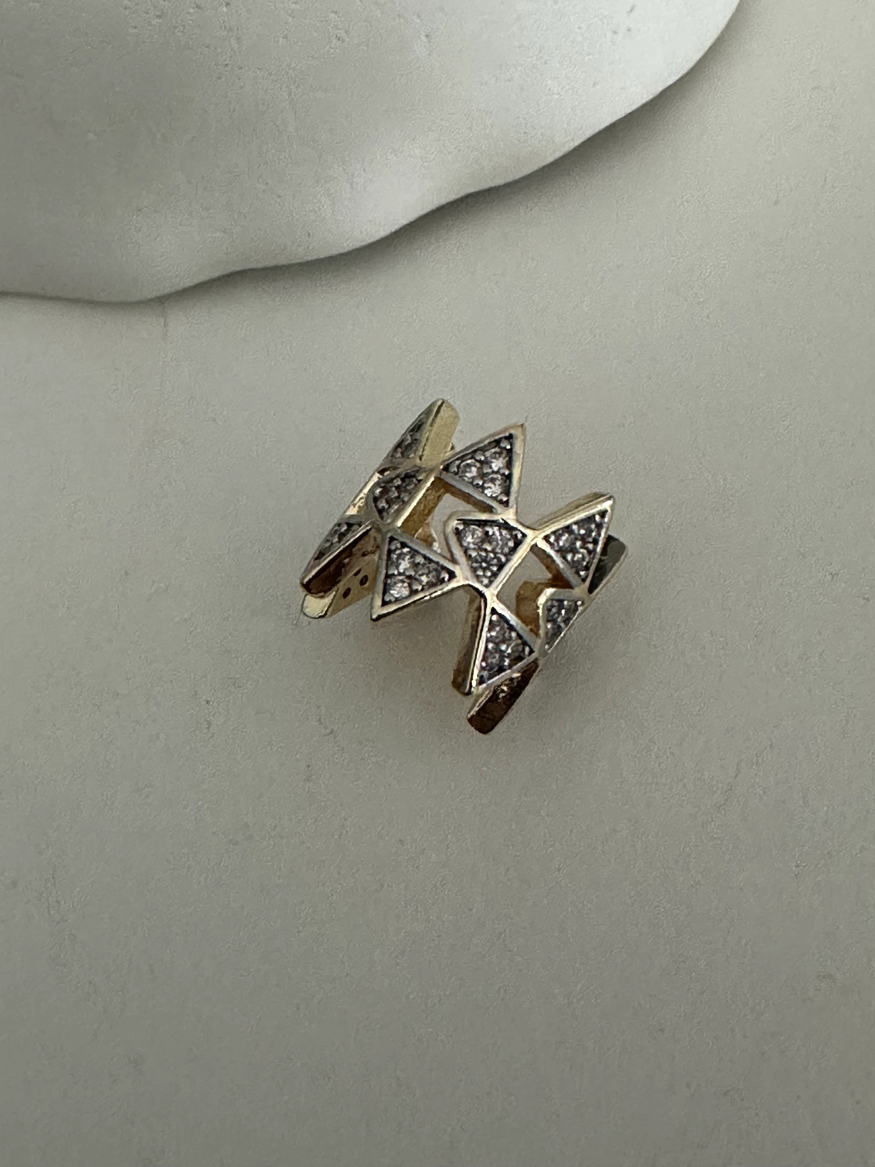 İki Renkli Kıkırdak Küpe