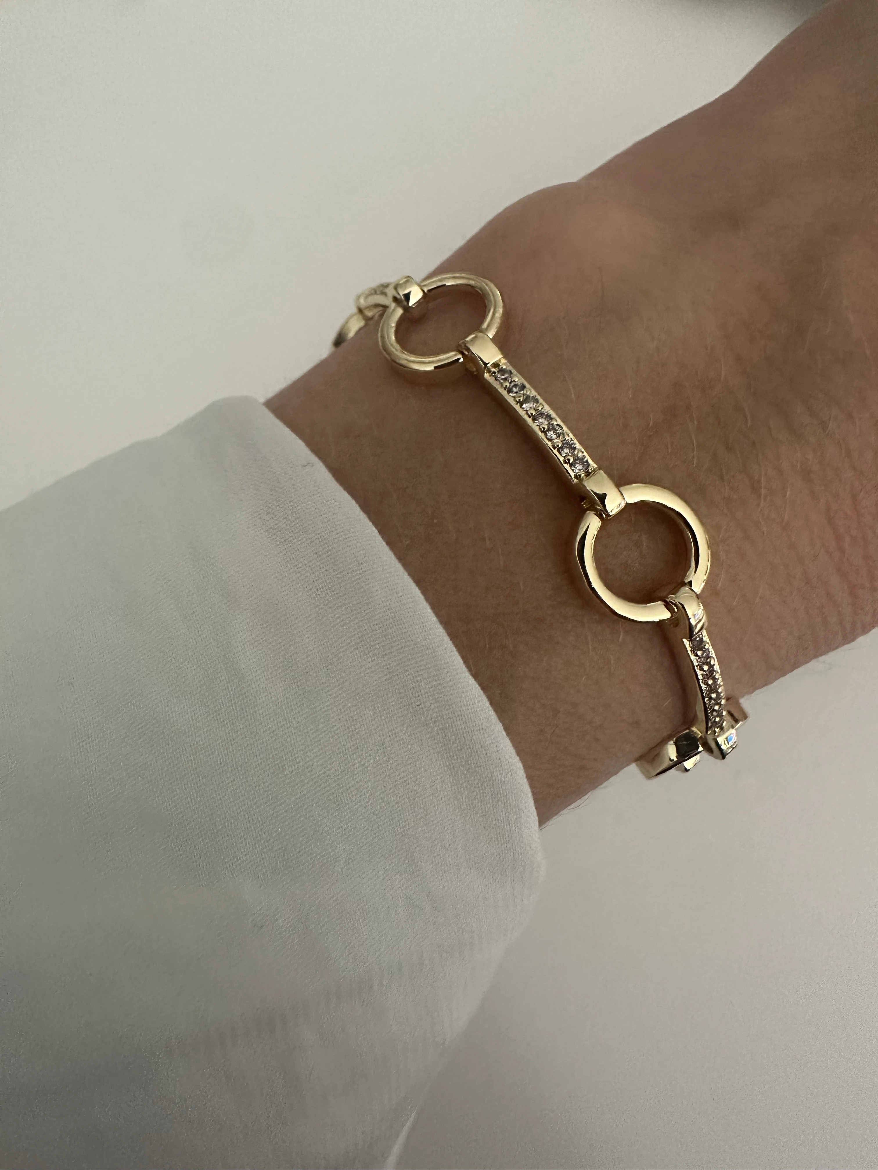 Taşlı Halka Bileklik