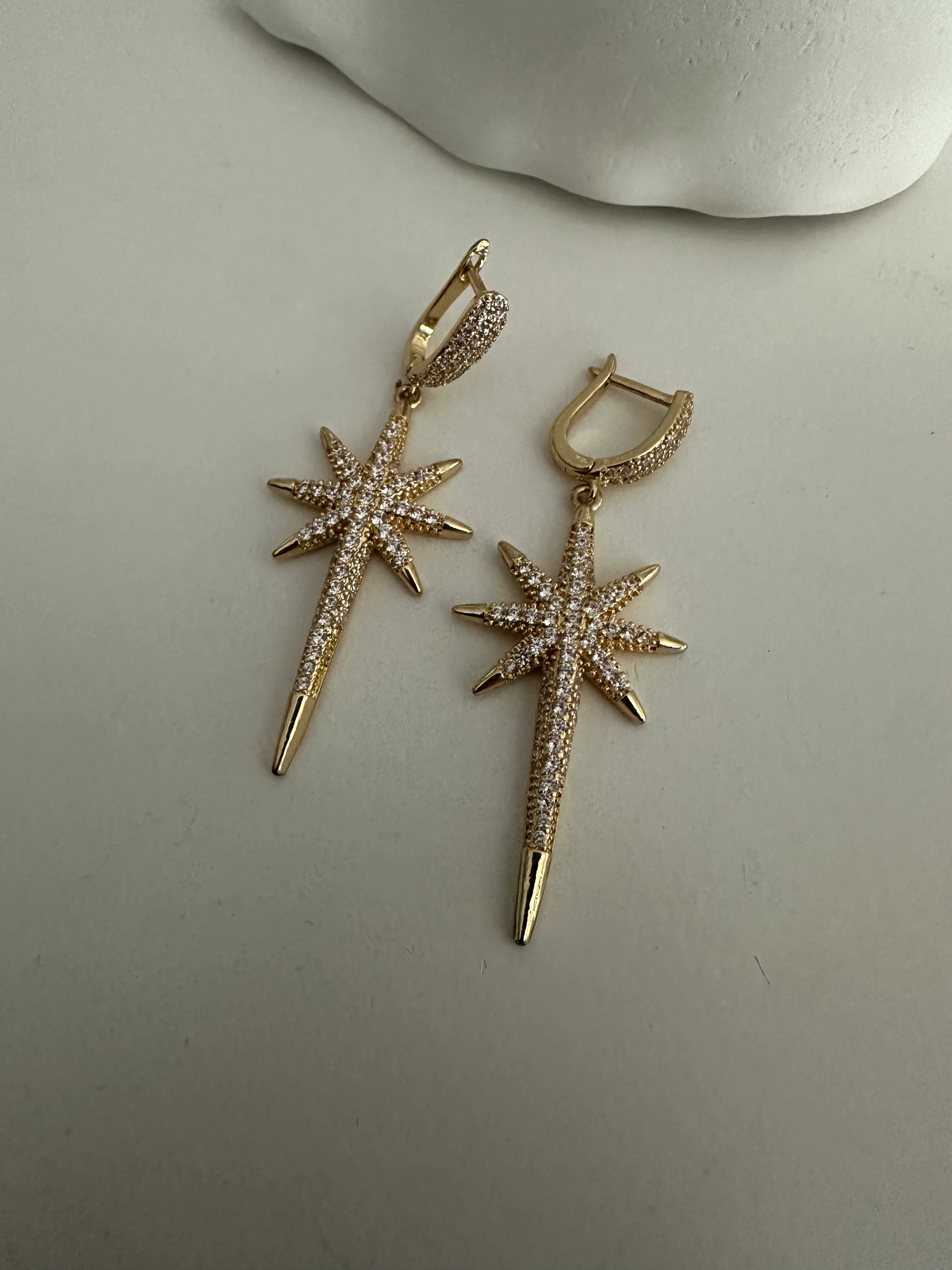 Kutup Yıldızı Küpe