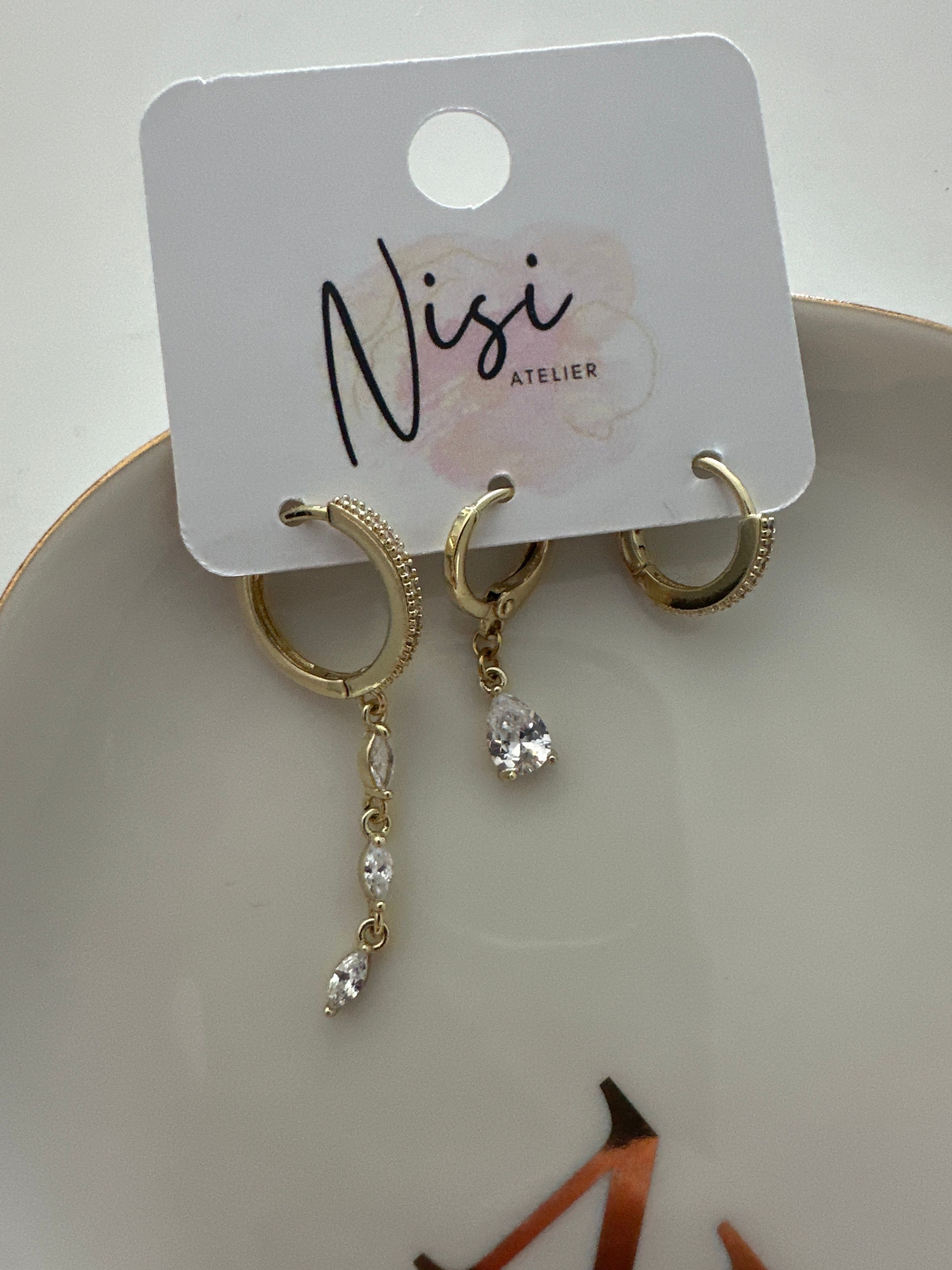 Zincirli Set Küpe