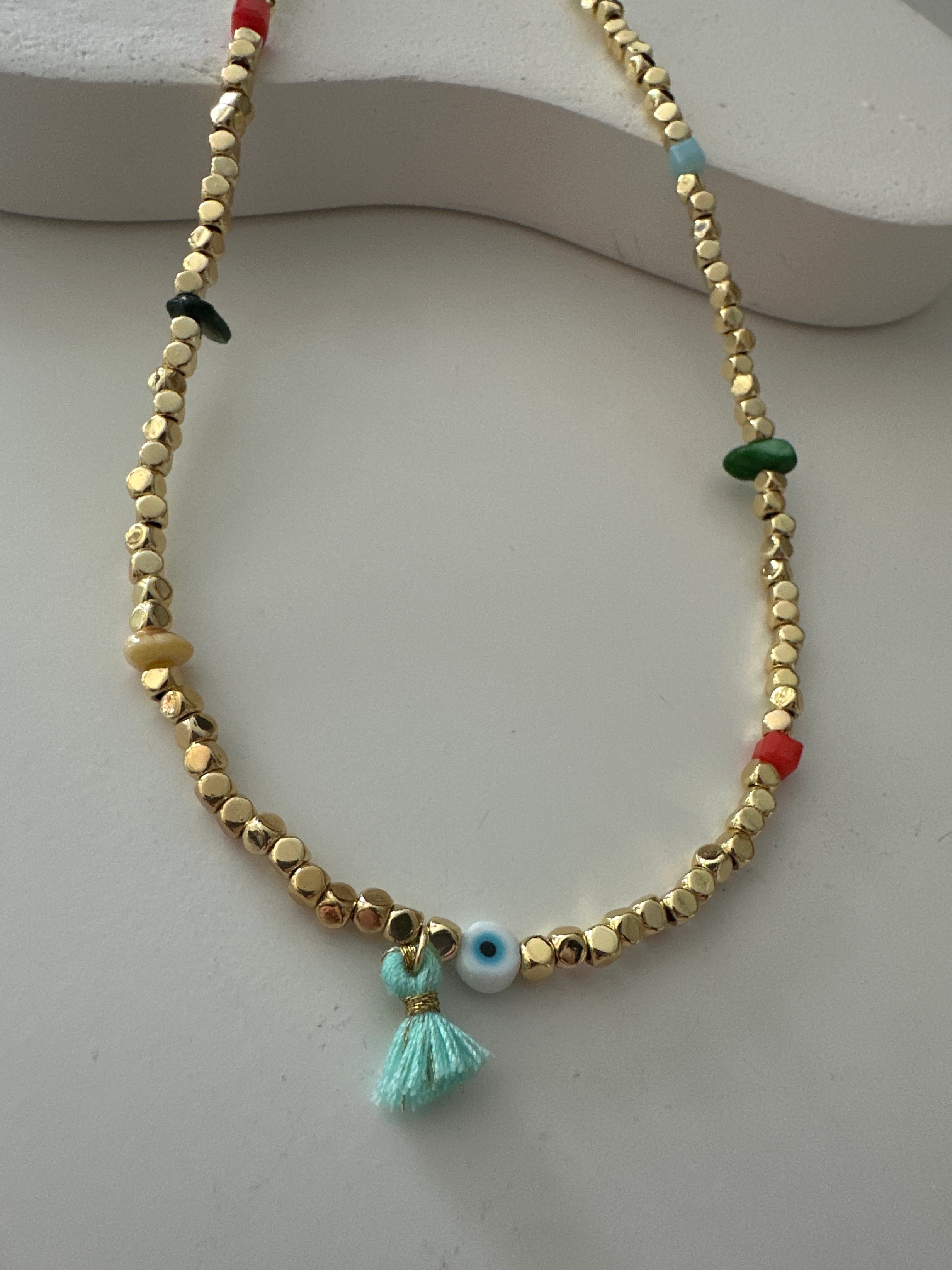 Püsküllü Nazar Kolye