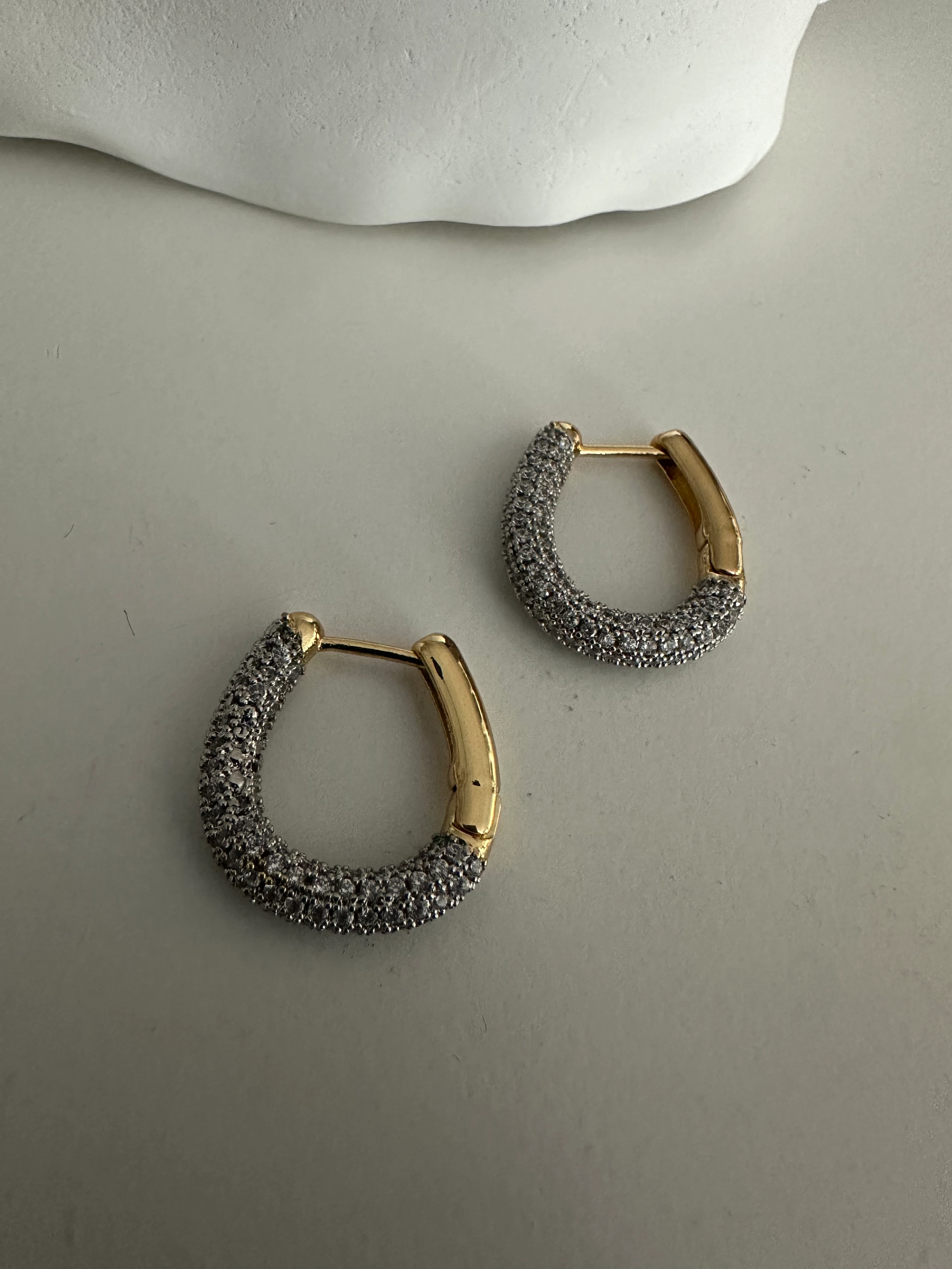 Çift Renk Halka Küpe