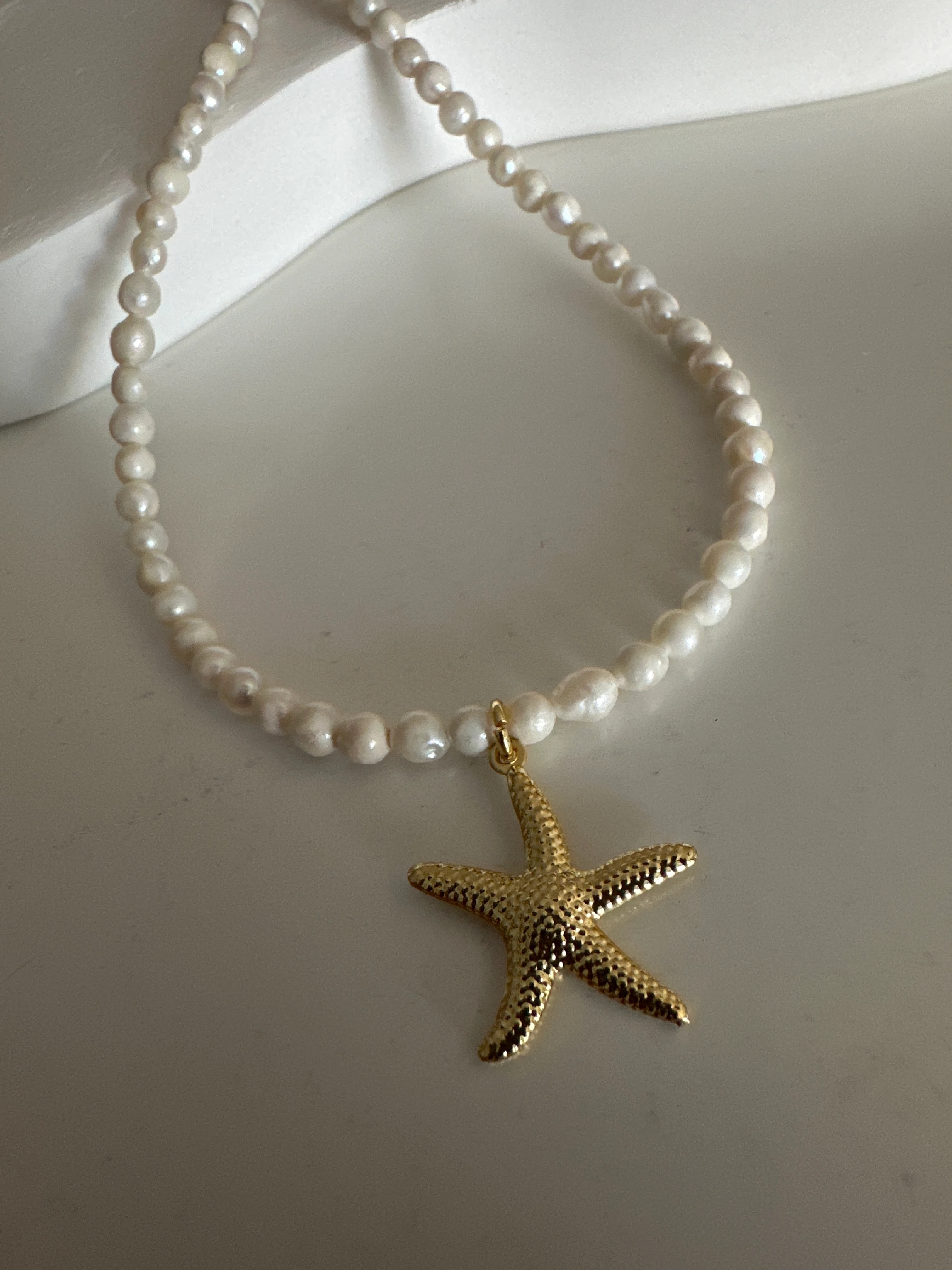 Deniz Yıldızı İnci Kolye