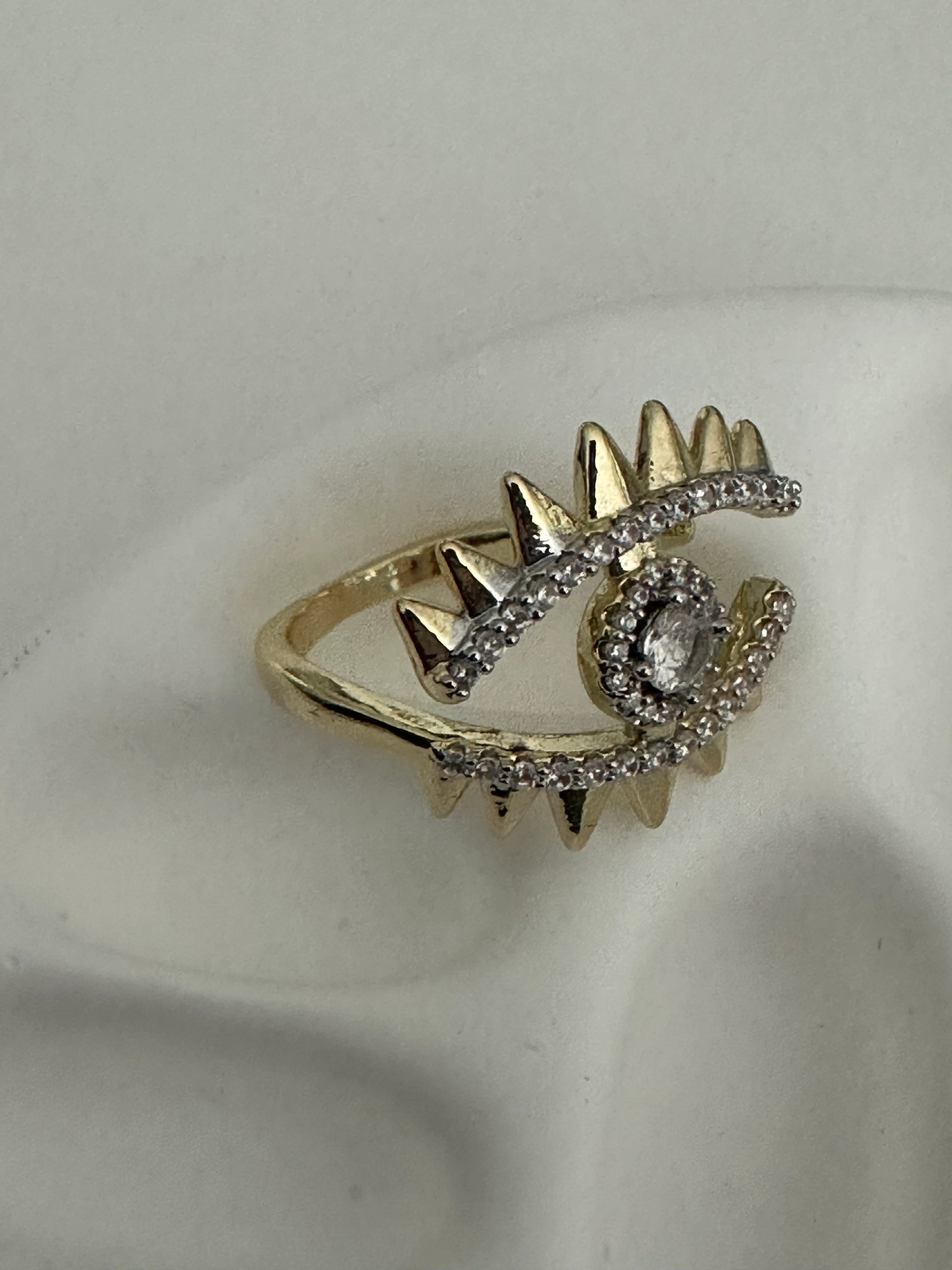 Zirkon Taşlı Göz Yüzük