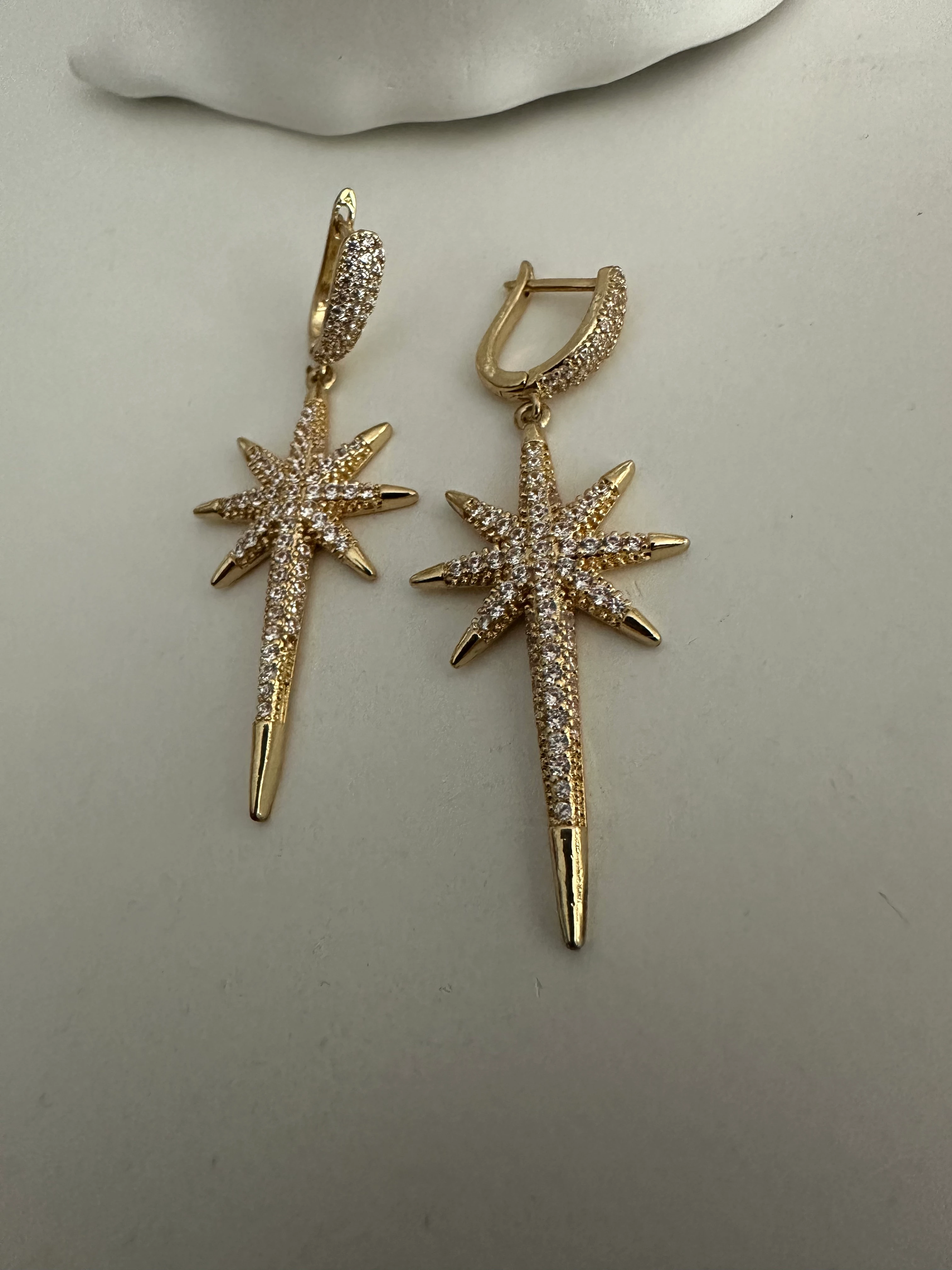 Kutup Yıldızı Küpe