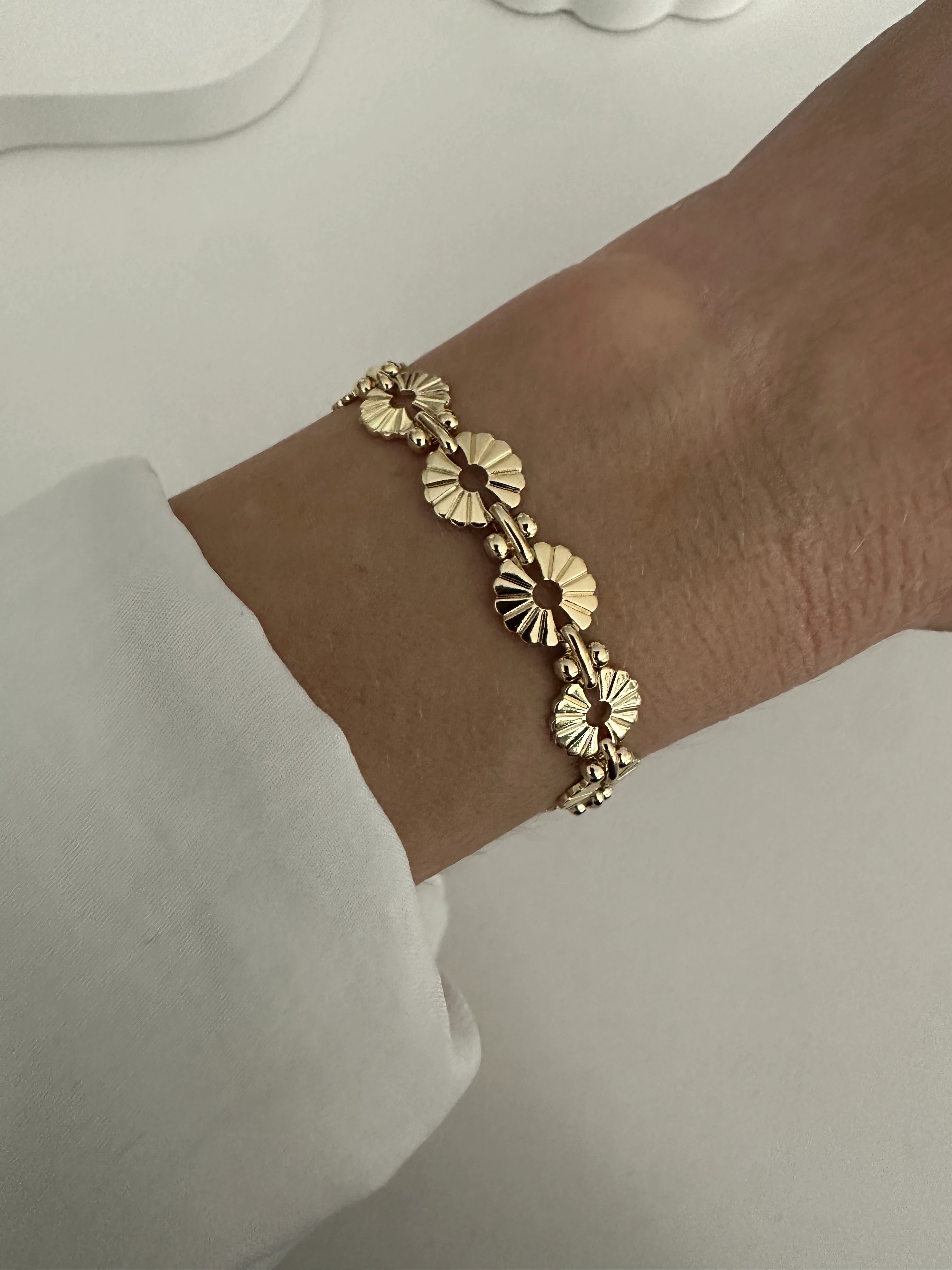 Pul Çiçek Bileklik