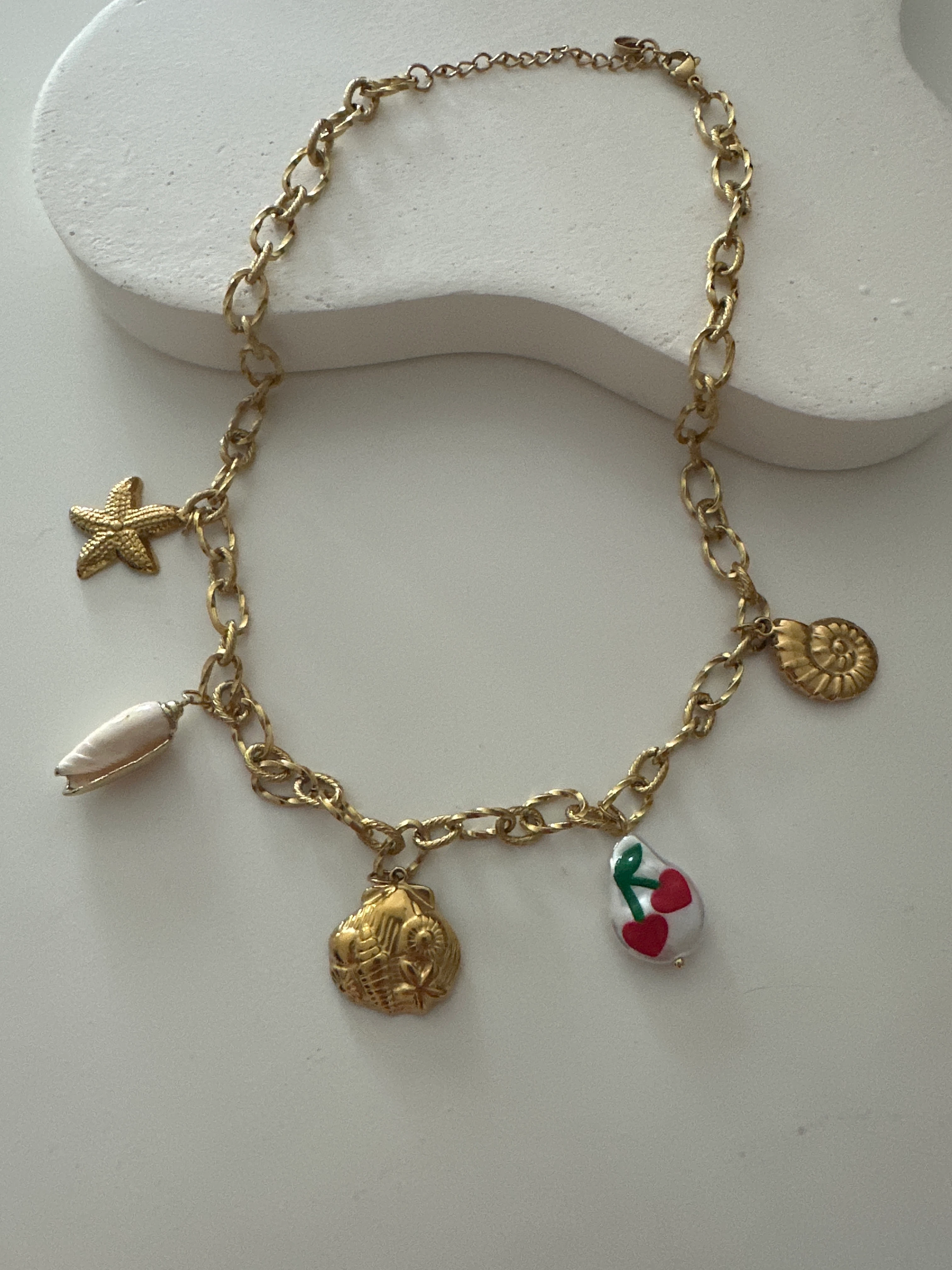 Çelik Deniz Yıldızı Kolye