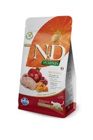 N&D Pumpkin Bıldırcın Etli Bal Kabaklı Ve Narlı Tahılsız Kısırlaştırılmış Kedi Maması 5 Kg
