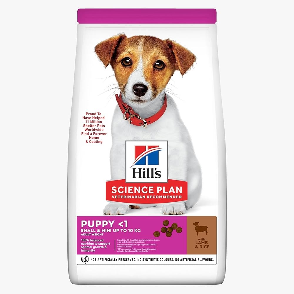 Hill's Science Plan ​Puppy Kuzulu ve Pirinçli Küçük Irk Yavru Köpek Maması 1,5 kg