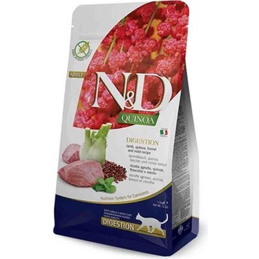 N&D Kinoa Digestion Kuzu Etli Kedi Maması 1,5 Kg
