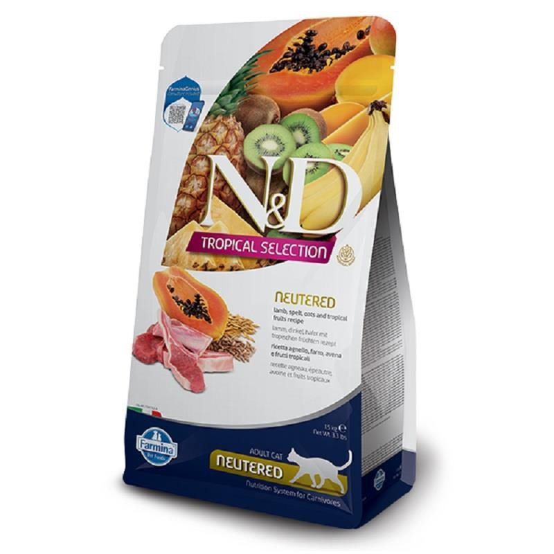 N&D Tropical Kuzulu Kısır Kedi Maması 1,5 Kg