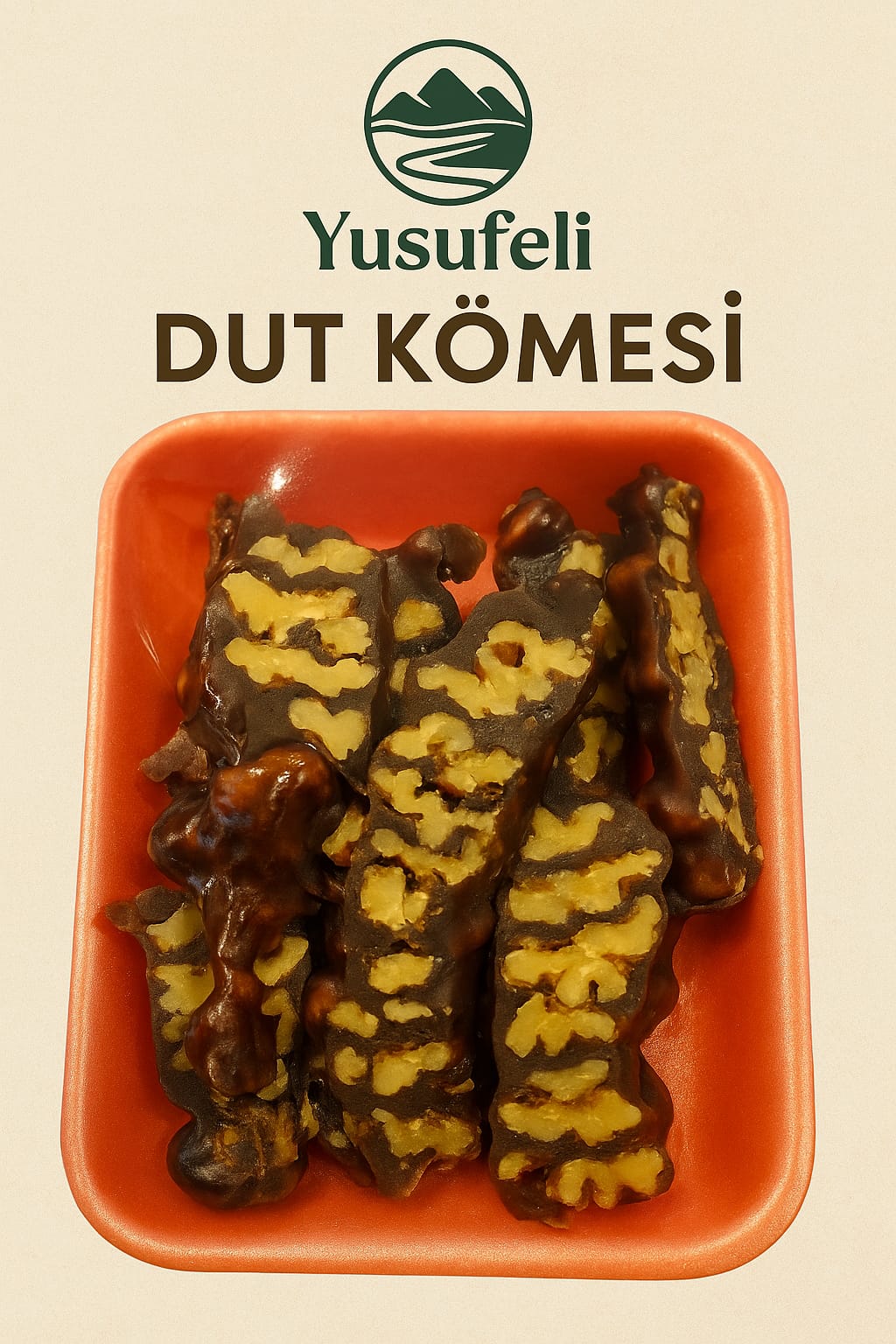 Yusufeli Dut Kömesi – Ceviz Dolu Enerji Atıştırmalığı