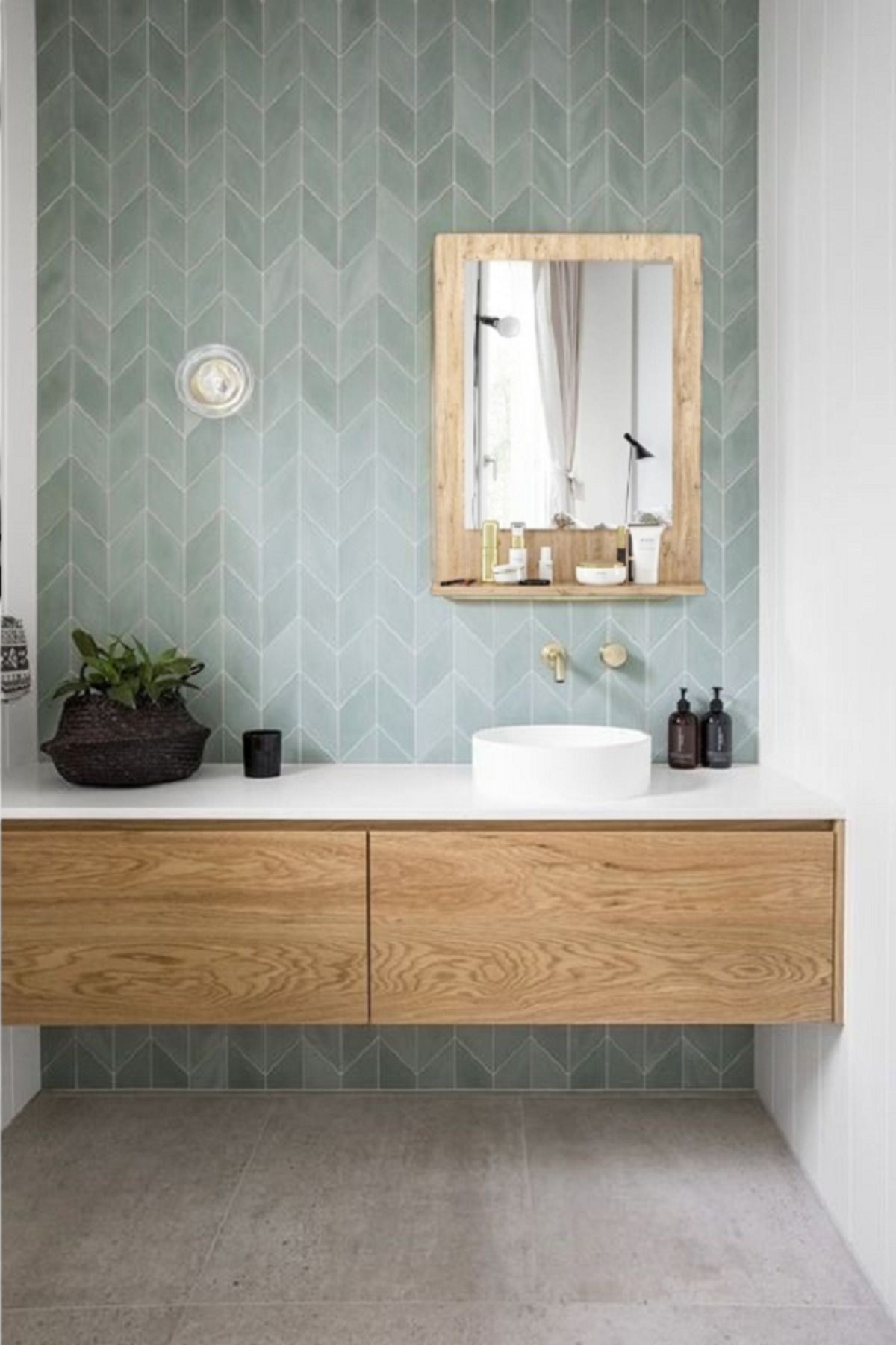Sonomo Banyo Aynası Lavabo Aynası Dekoratif Ayna 45x60 cm Dikey