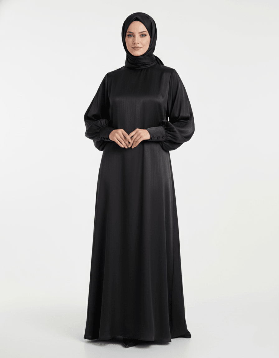 Serap Elbise %100 İpek Cupra Kumaş