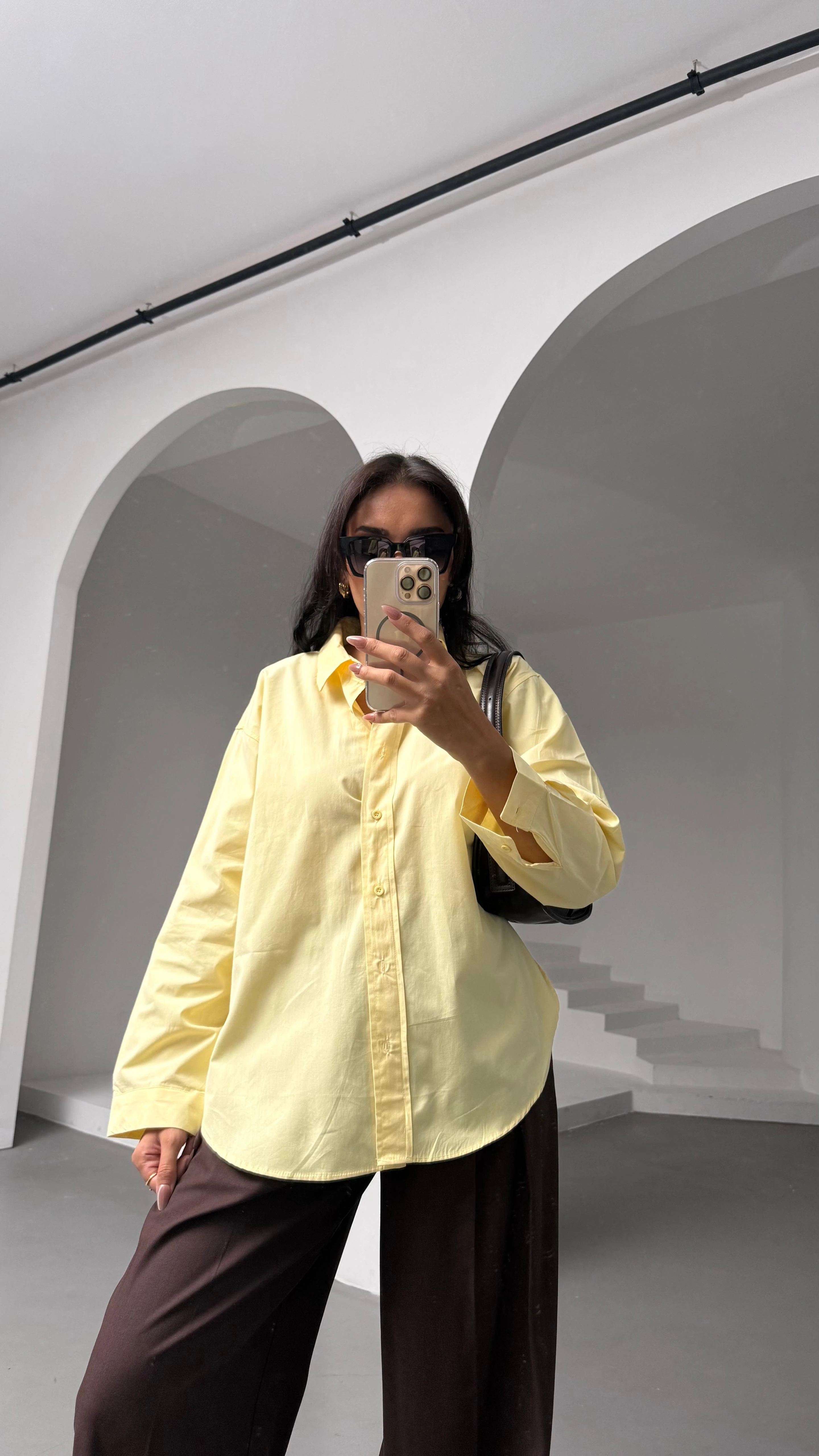 Poplin Kumaş Basıc Gömlek