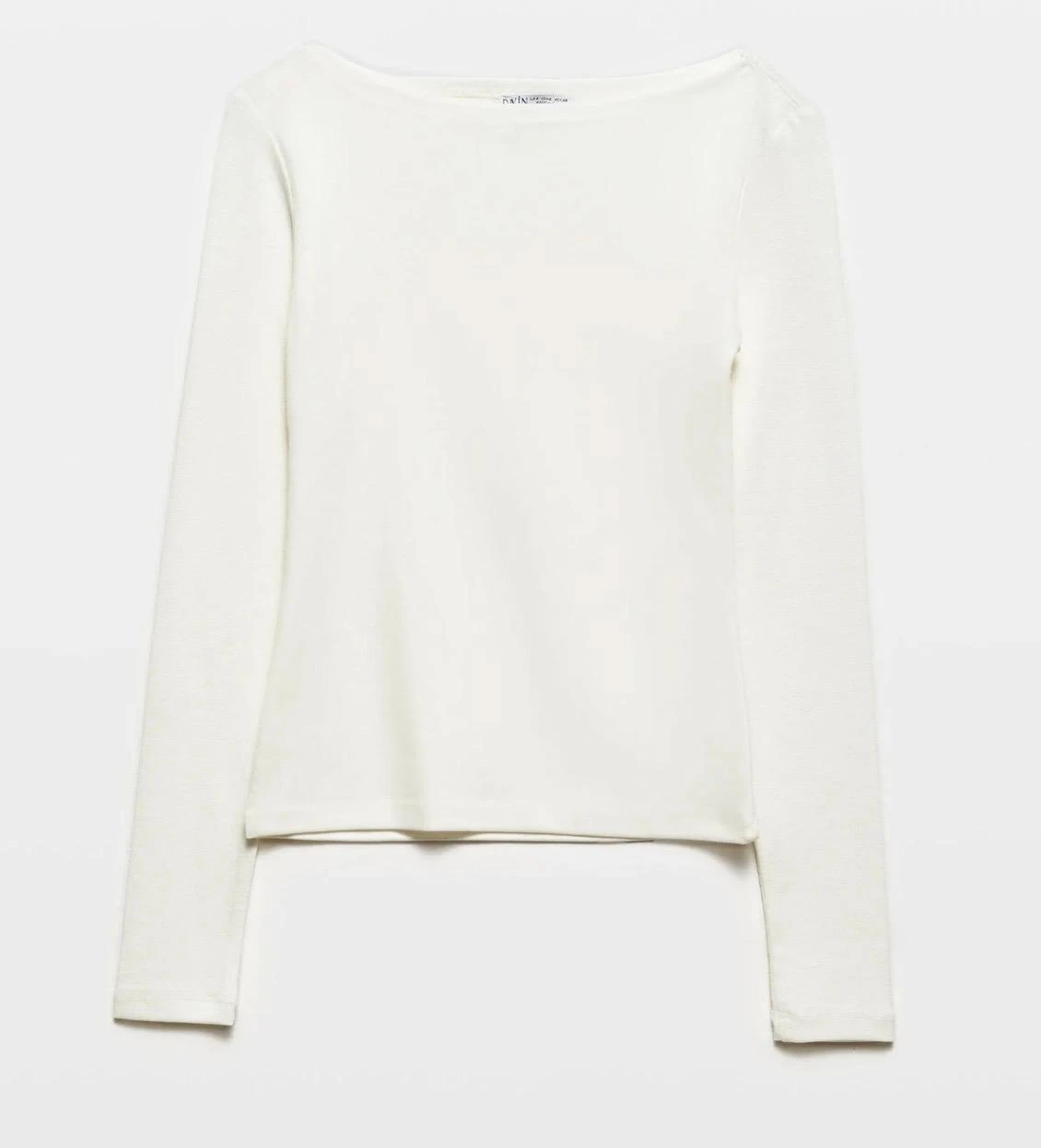 Kayık Yaka Uzun Kollu Top