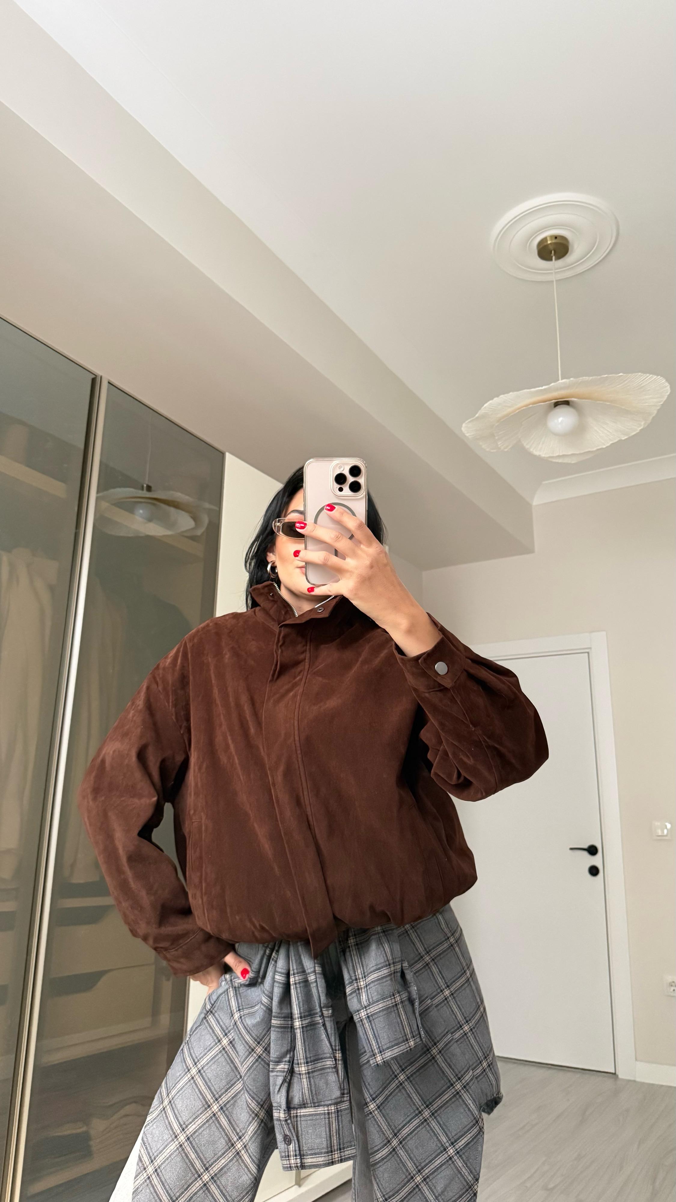 Premium Nubuk Bomber Ceket