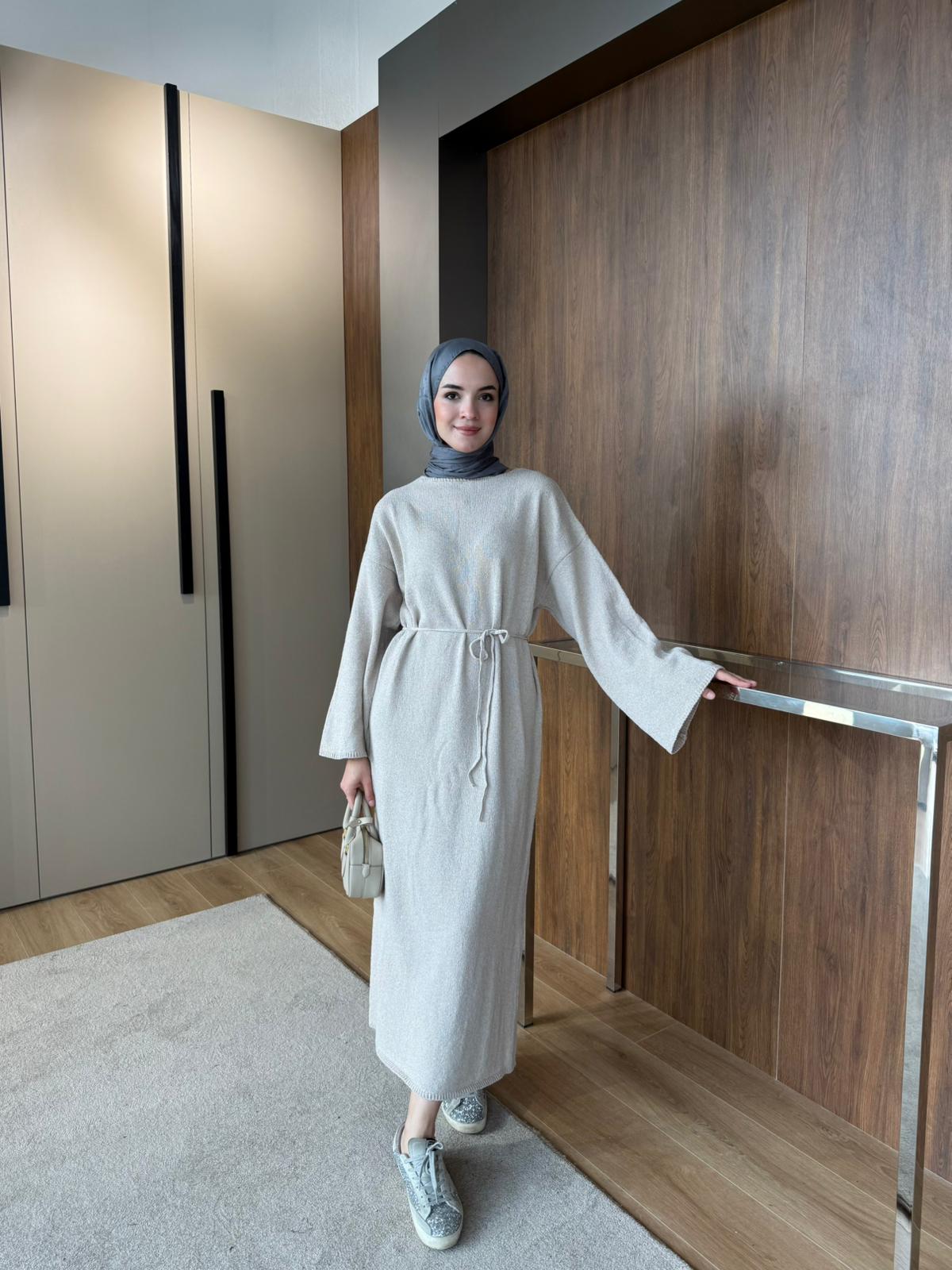 CRAS TRİKO ELBİSE  - Taş Renk