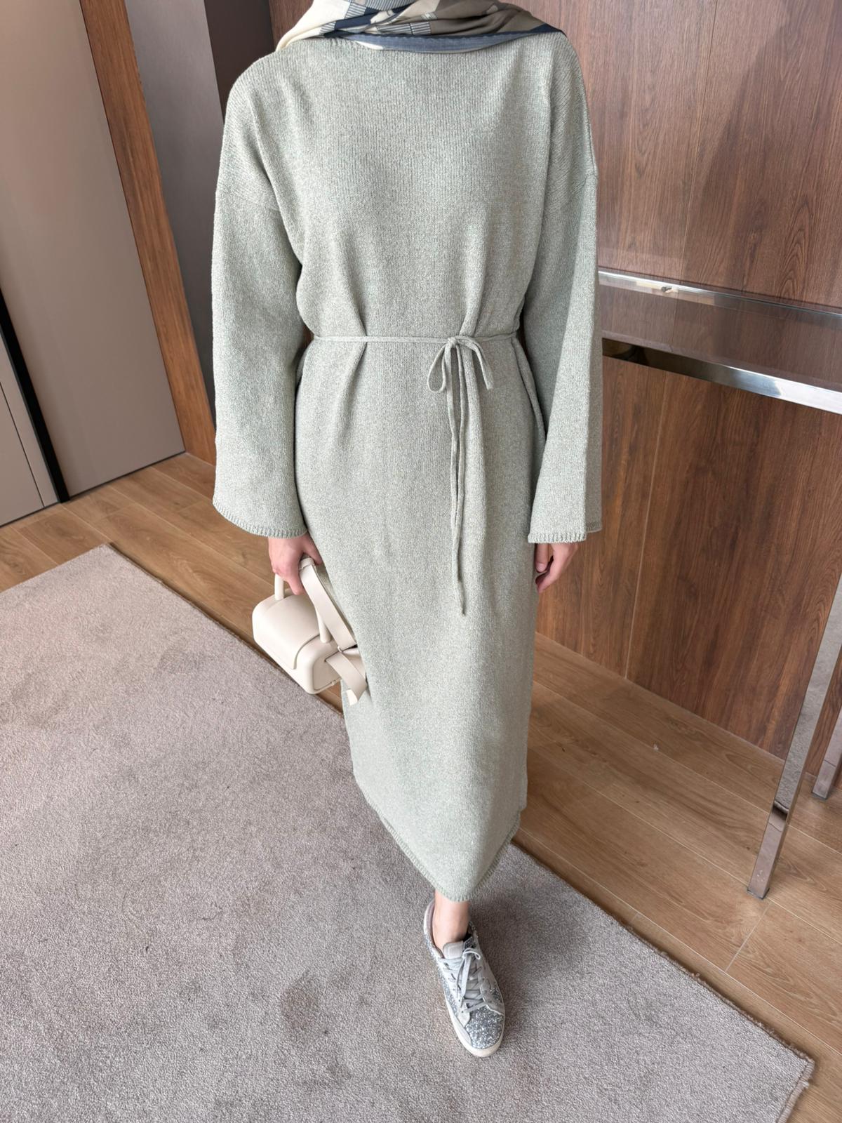 CRAS TRİKO ELBİSE  - Yeşil