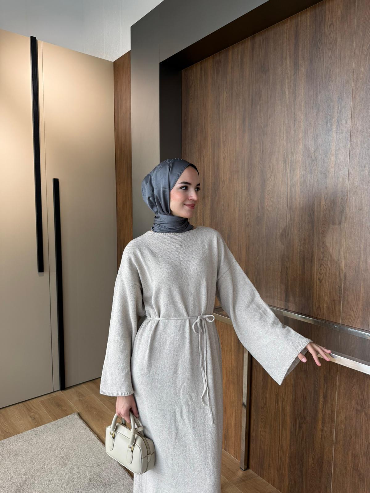 CRAS TRİKO ELBİSE  - Taş Renk