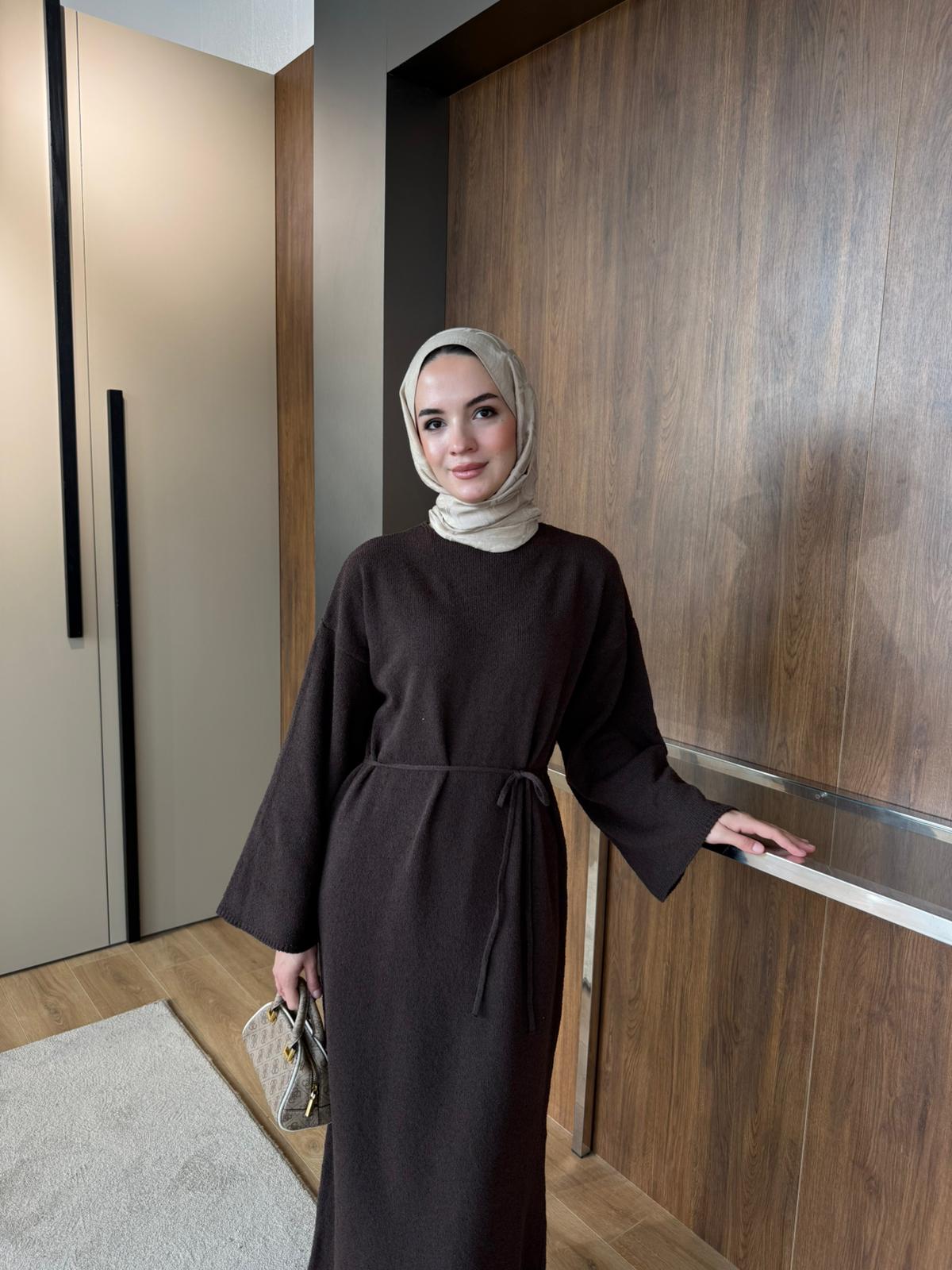 CRAS TRİKO ELBİSE  - Kahverengi