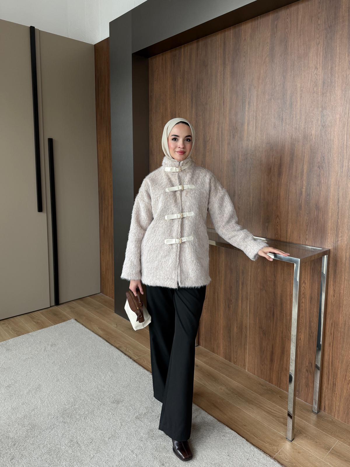 KEMER DETAYLI KAŞE - Taş Renk