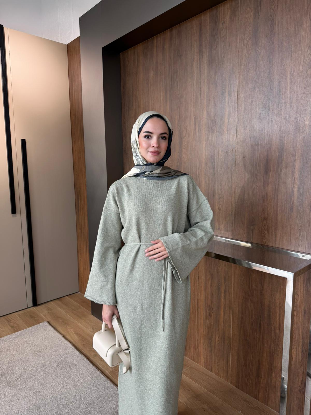 CRAS TRİKO ELBİSE  - Yeşil