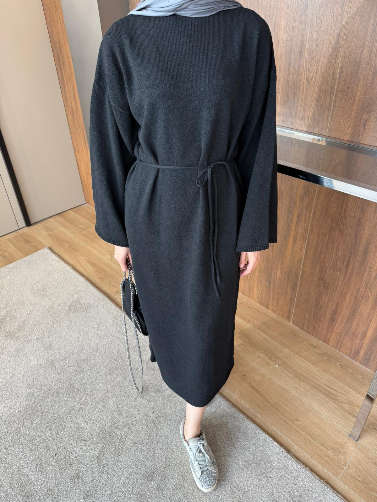 CRAS TRİKO ELBİSE  - Siyah