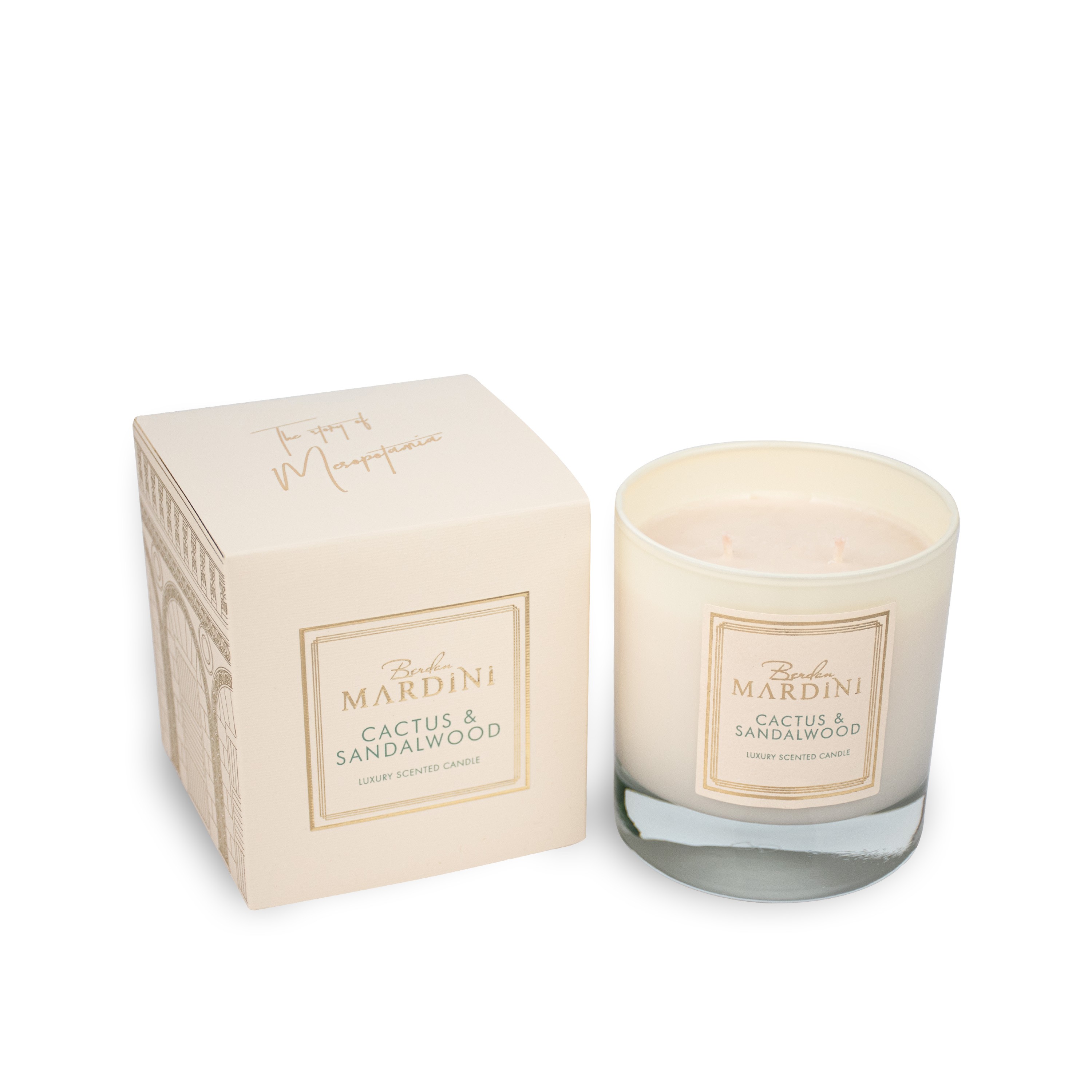 AMBER&CEDARWOOD LUXURY SCENTED CANDLE