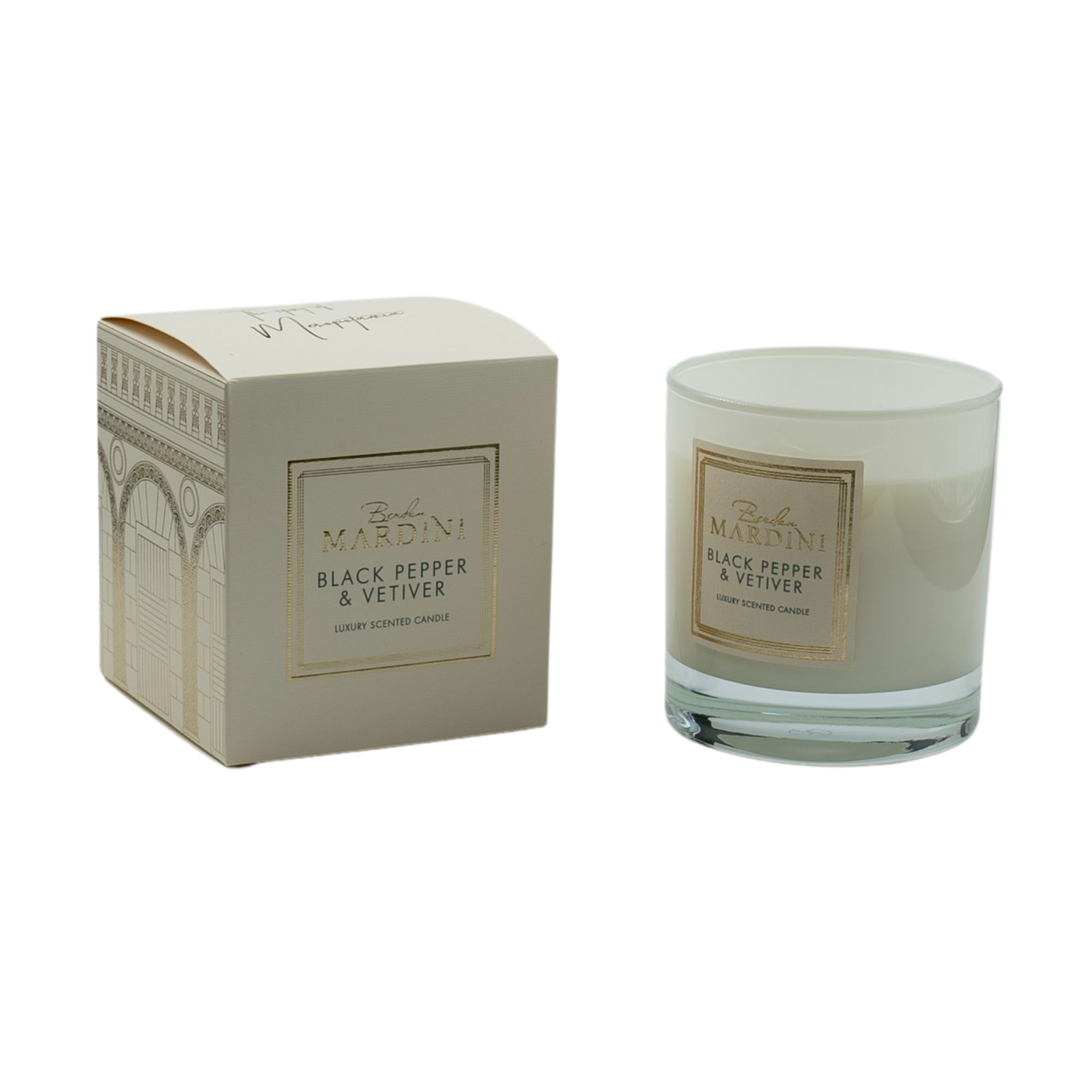 BLACK PEPPER&VETYVER LUXURY SCENTED CANDLE