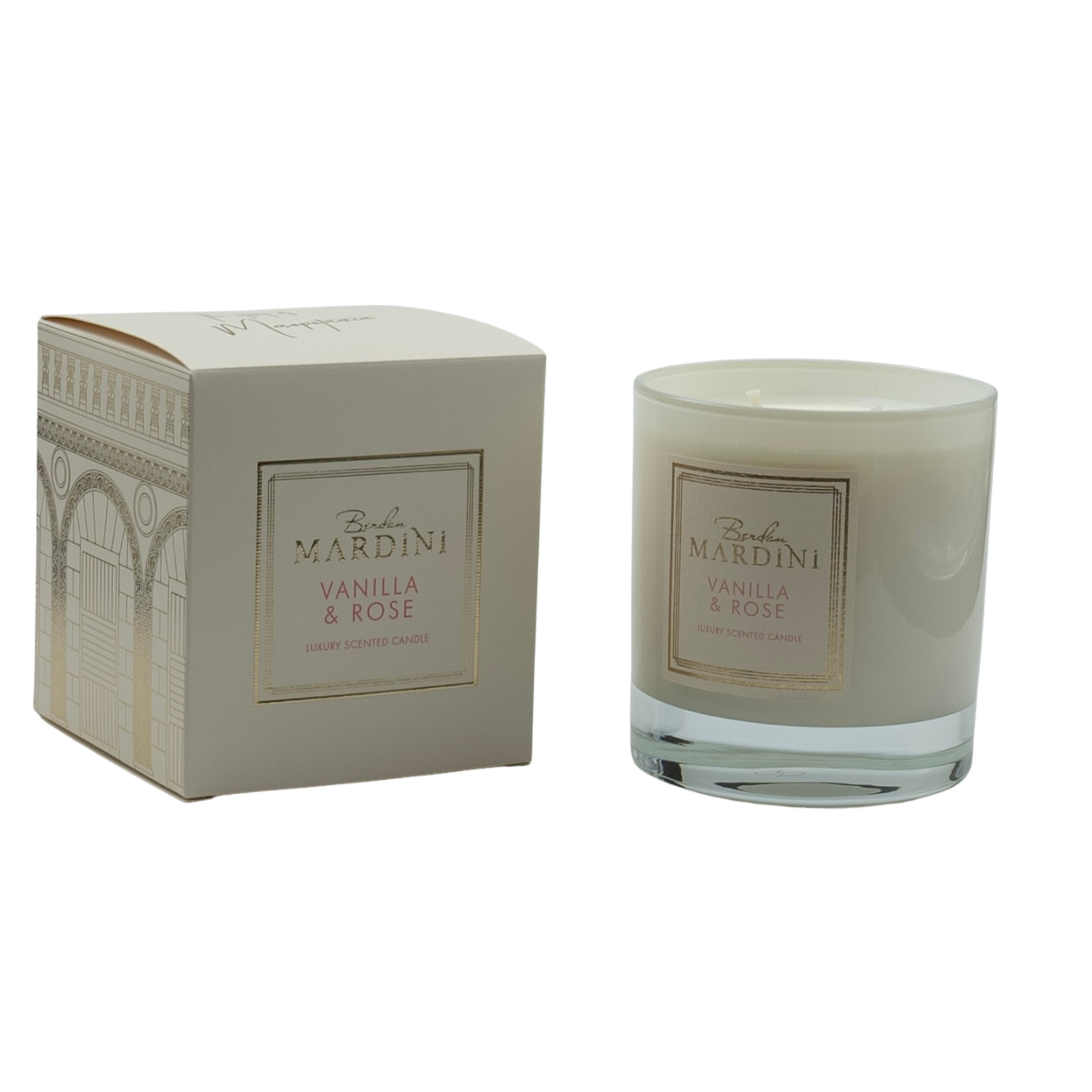 VANILLA&ROSE LUXURY SCENTED CANDLE