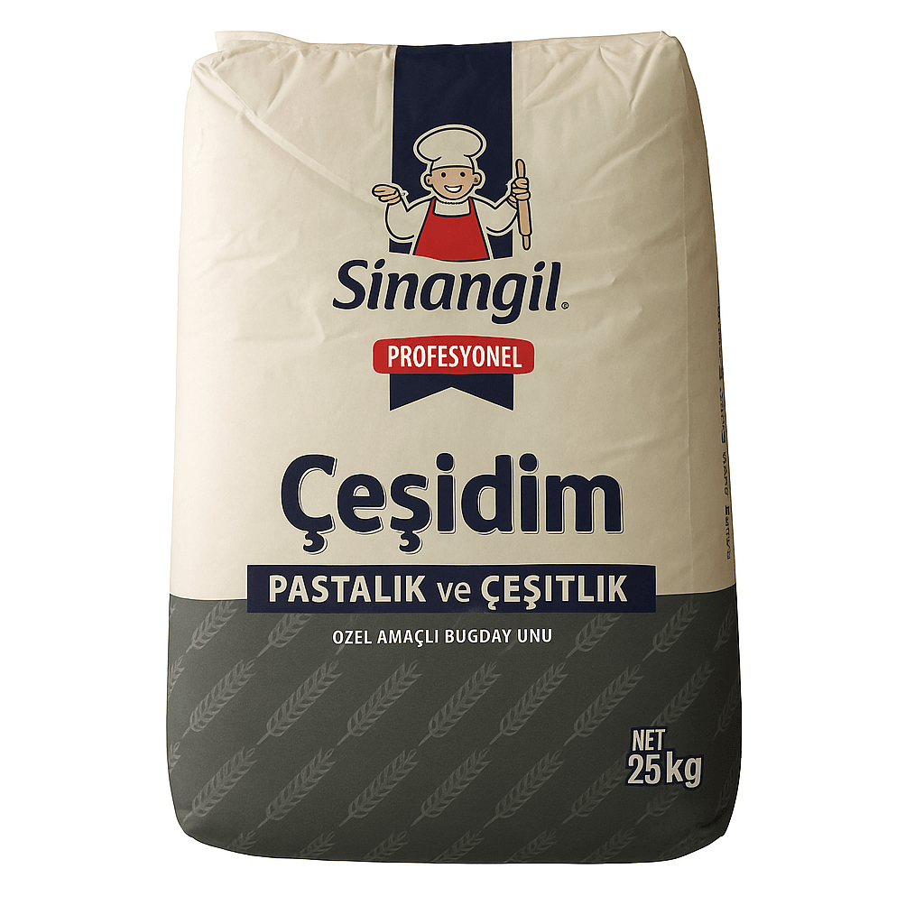 Sinangil Profesyonel Çeşidim Pastalık ve Çeşitlik Un 25 KG