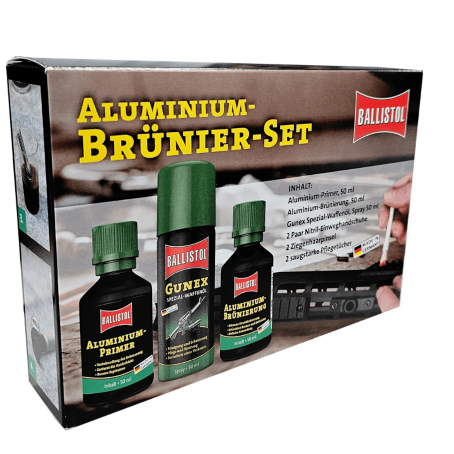 Ballistol Alüminyum Silah-Tüfek Boyama Seti