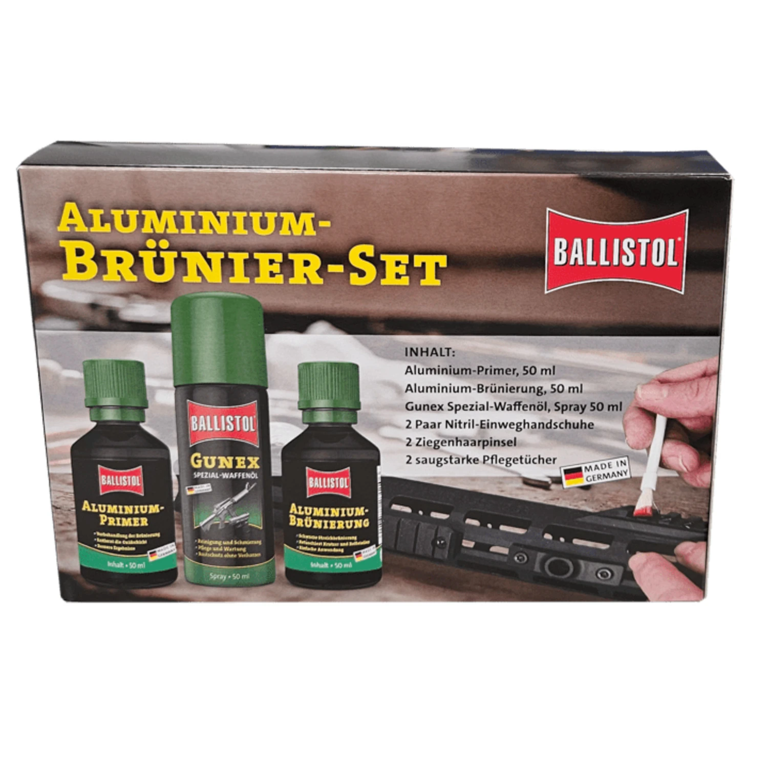 Ballistol Alüminyum Silah-Tüfek Boyama Seti