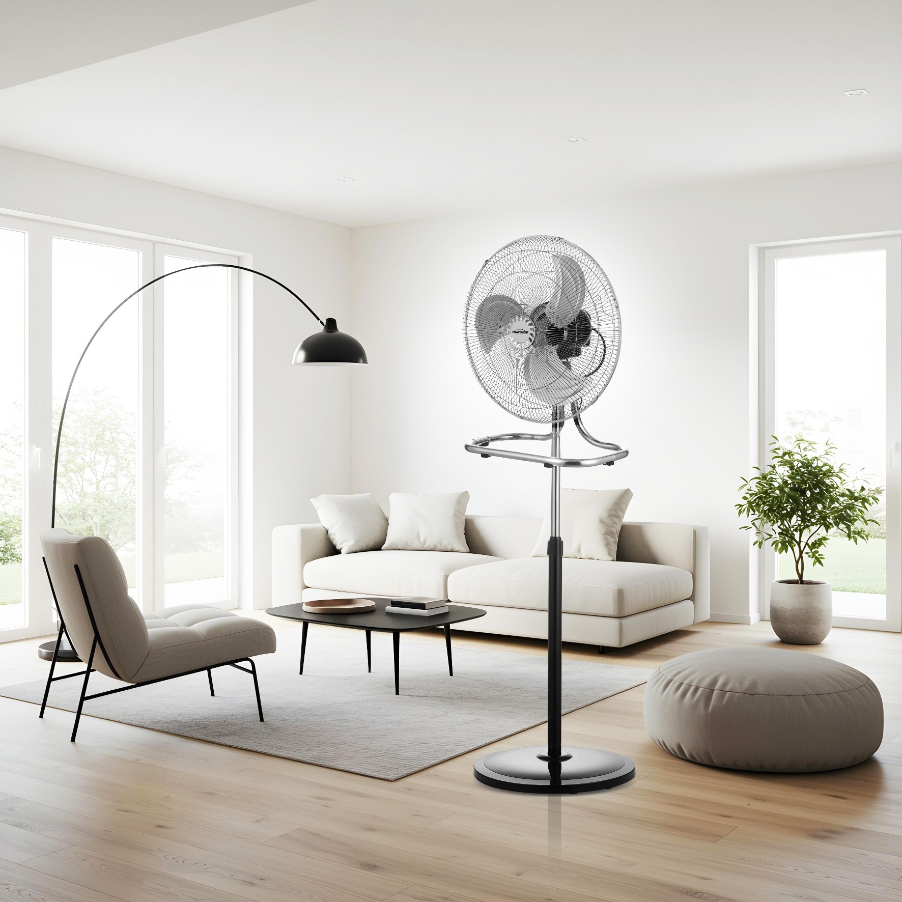 Marsstar 18" 3in1 kullanımlı 3 kademe hız ayarlı ayaklı vantilatör