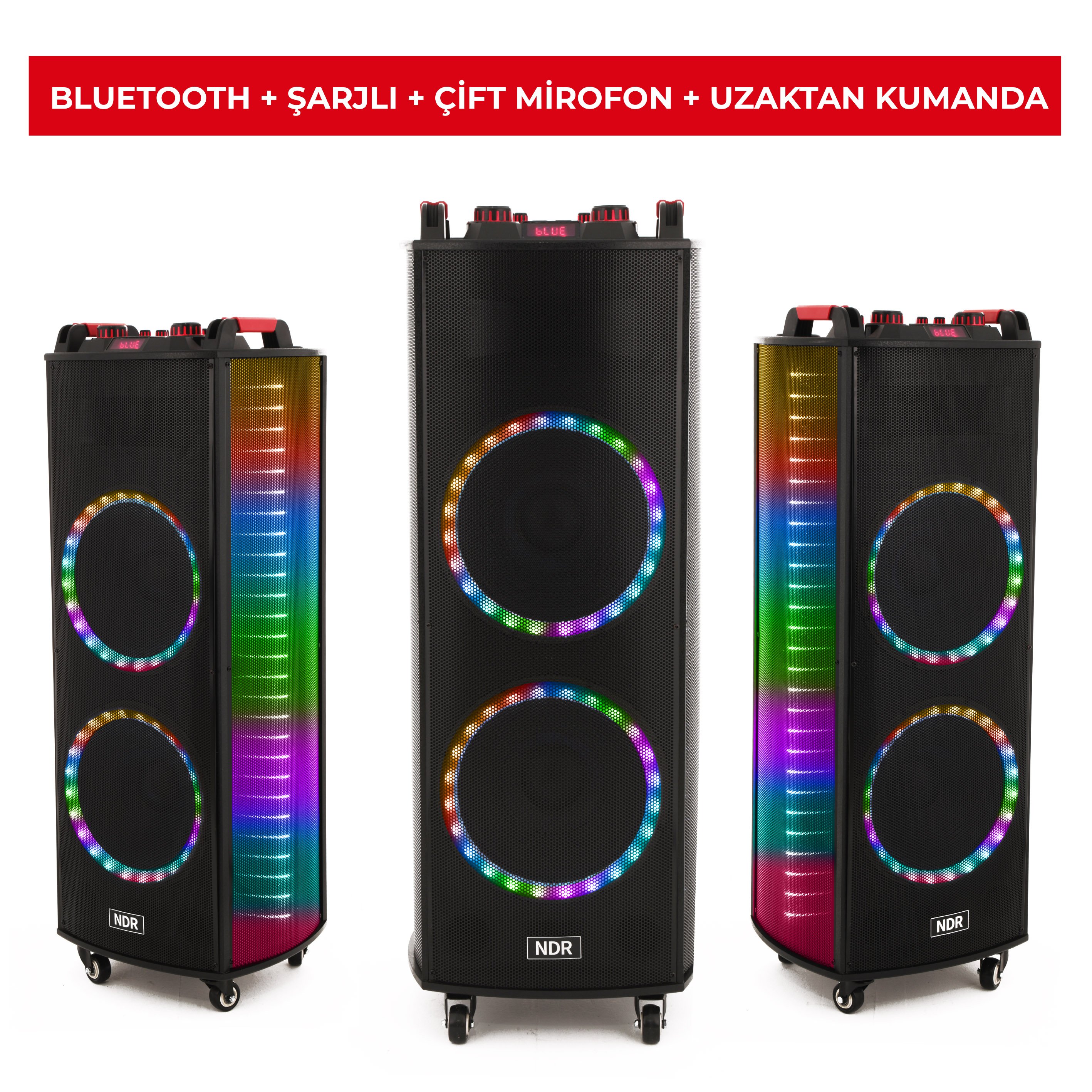 NDR 1212S BLUETOOTH ŞARJLI SES SİSTEMİ